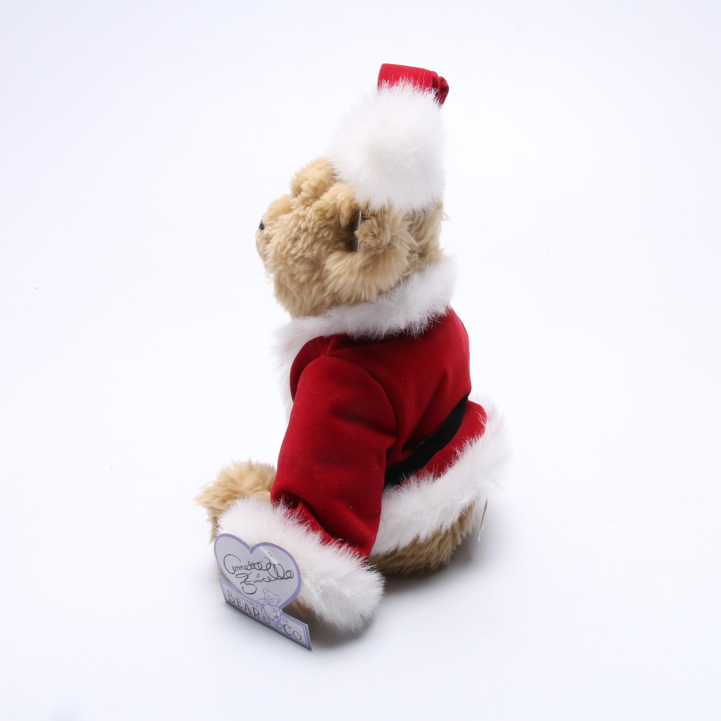 Annette Funicello Collectible Teddy Bears Including Santa Themed Bear and More