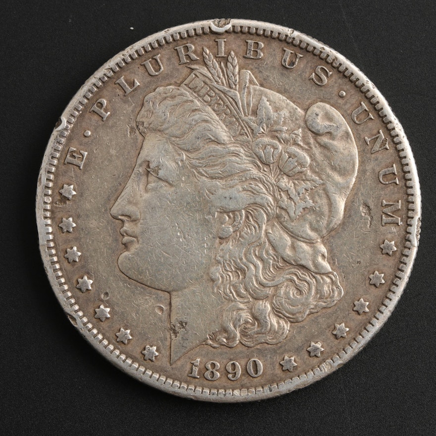 1890-S Morgan Silver Dollar