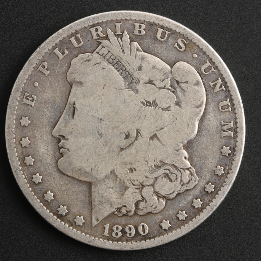 1890-O Morgan Silver Dollar