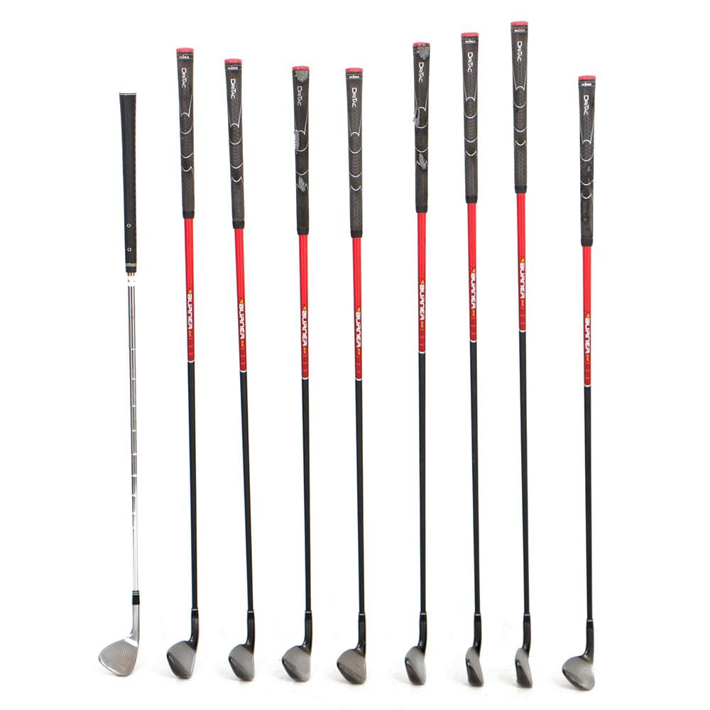 Eight TaylorMade "Burner 2.0" Irons plus ATV Wedge