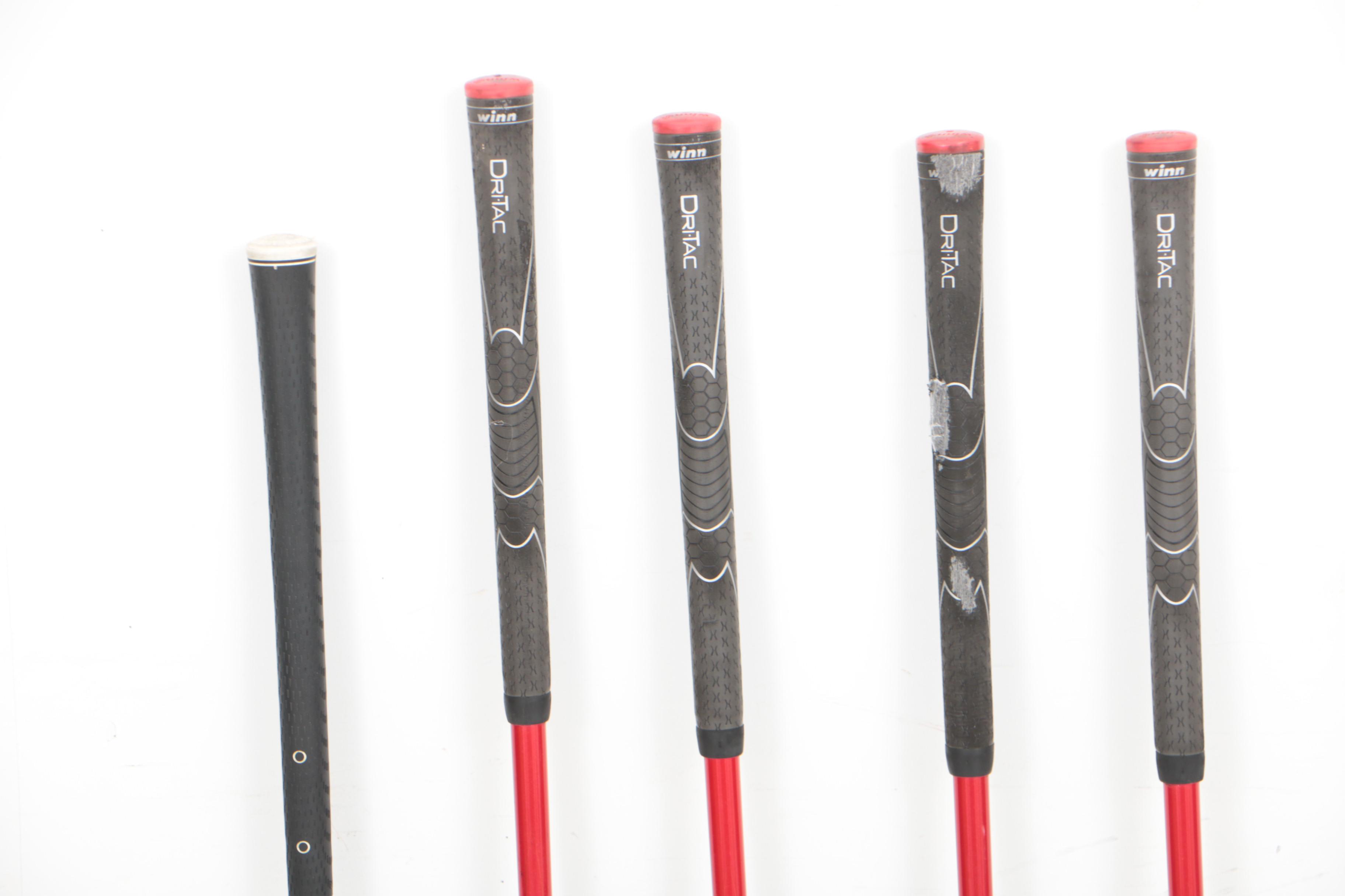 Eight TaylorMade "Burner 2.0" Irons plus ATV Wedge