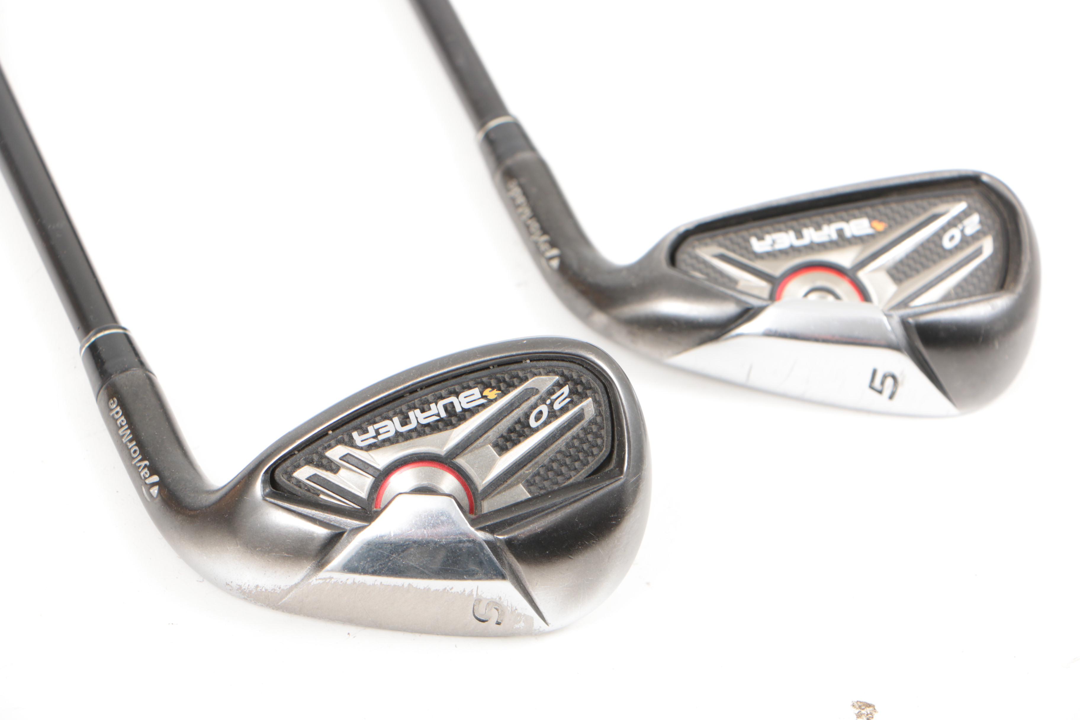 Eight TaylorMade "Burner 2.0" Irons plus ATV Wedge