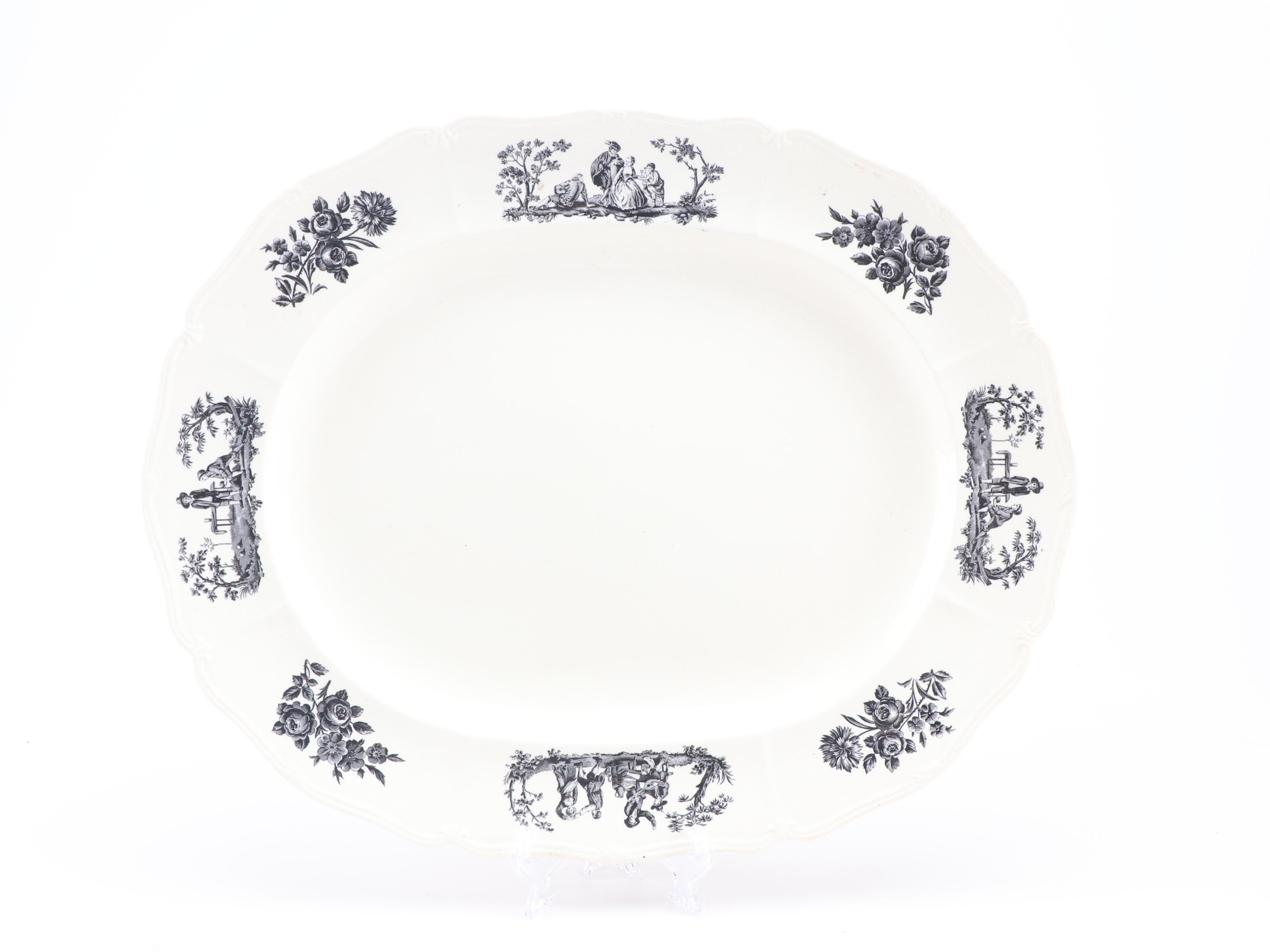 Wedgwood "Personages" and Copeland Spode Dinnerware, Early 20th Century