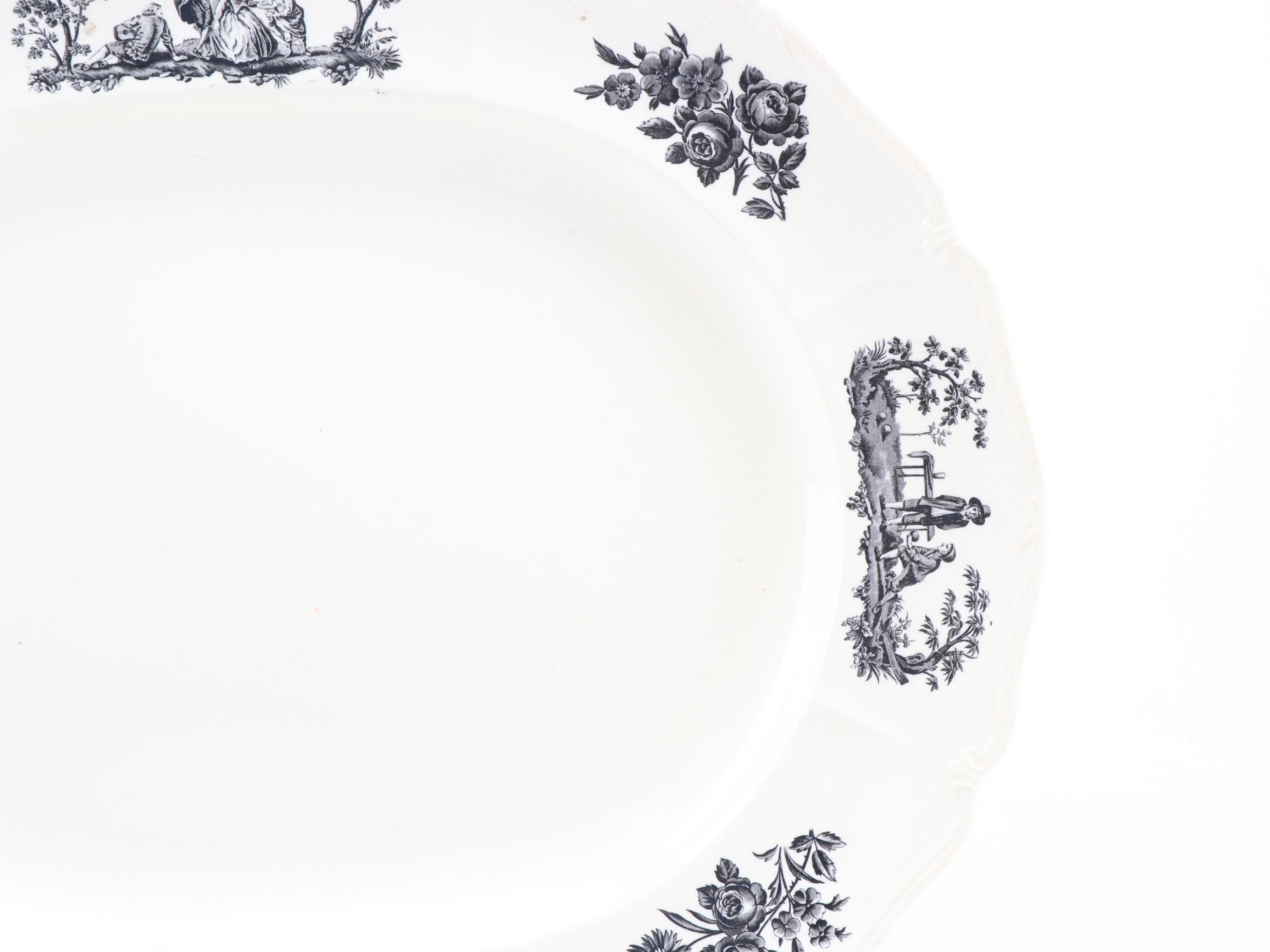 Wedgwood "Personages" and Copeland Spode Dinnerware, Early 20th Century