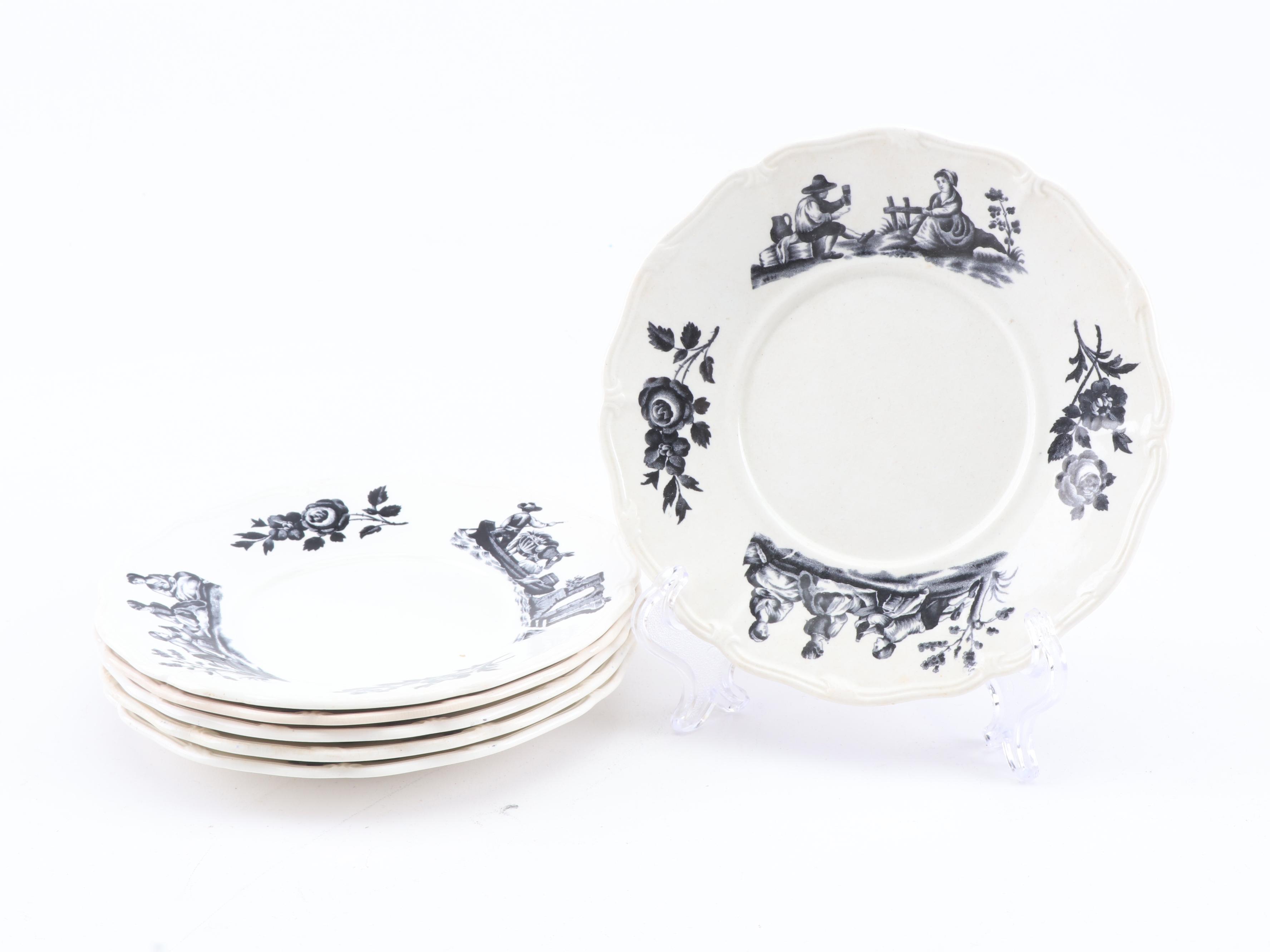 Wedgwood "Personages" and Copeland Spode Dinnerware, Early 20th Century