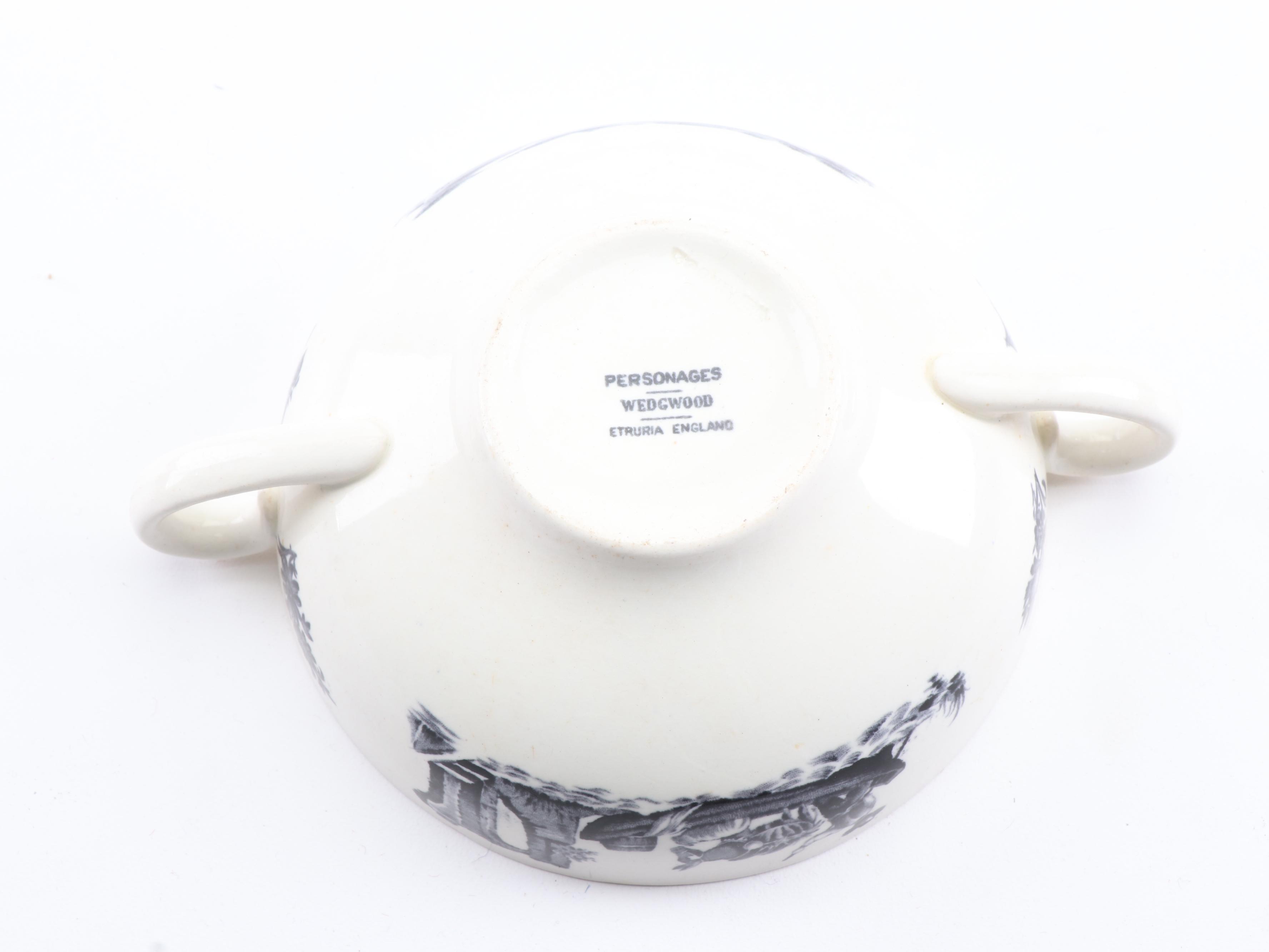 Wedgwood "Personages" and Copeland Spode Dinnerware, Early 20th Century