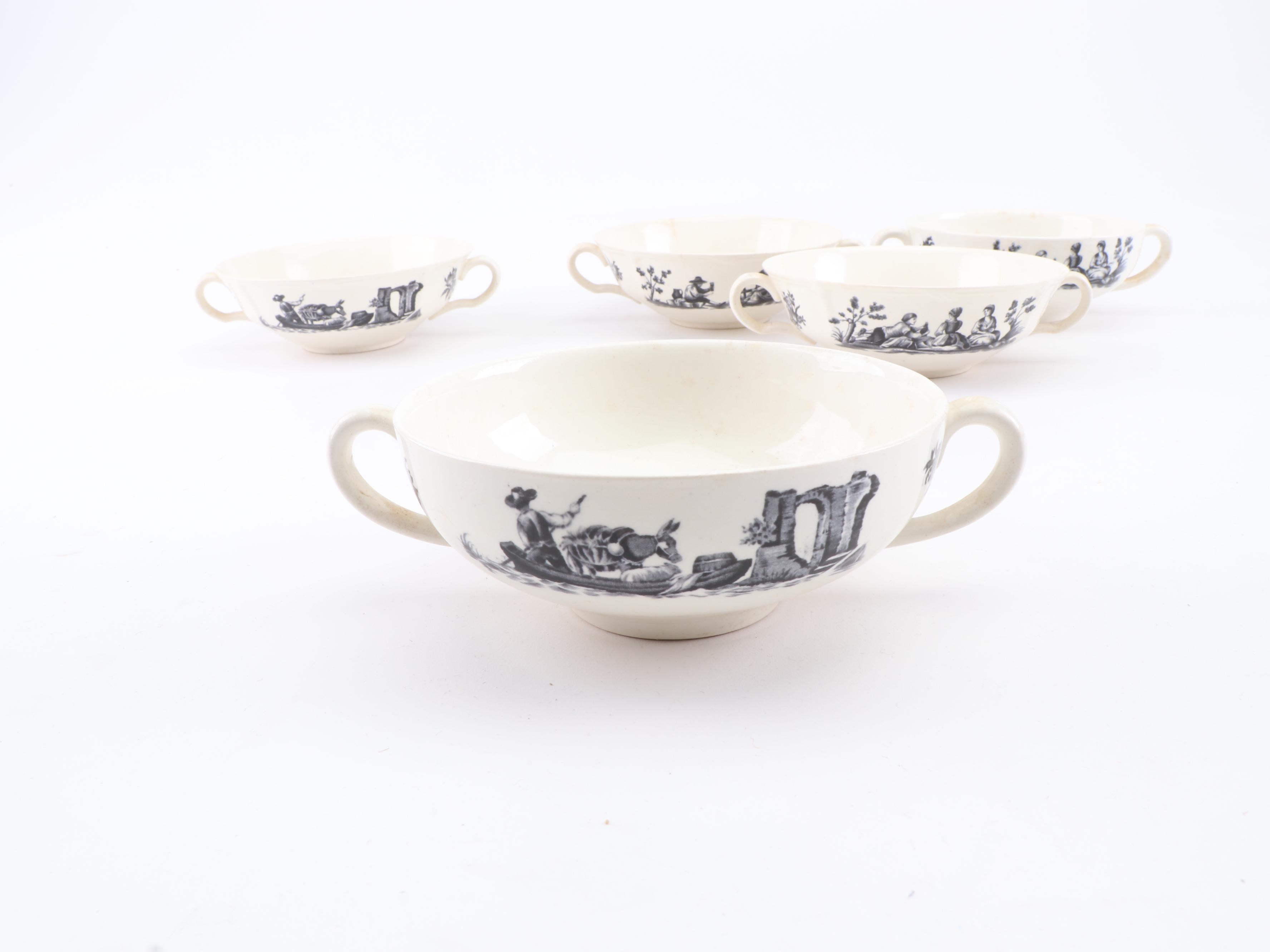 Wedgwood "Personages" and Copeland Spode Dinnerware, Early 20th Century