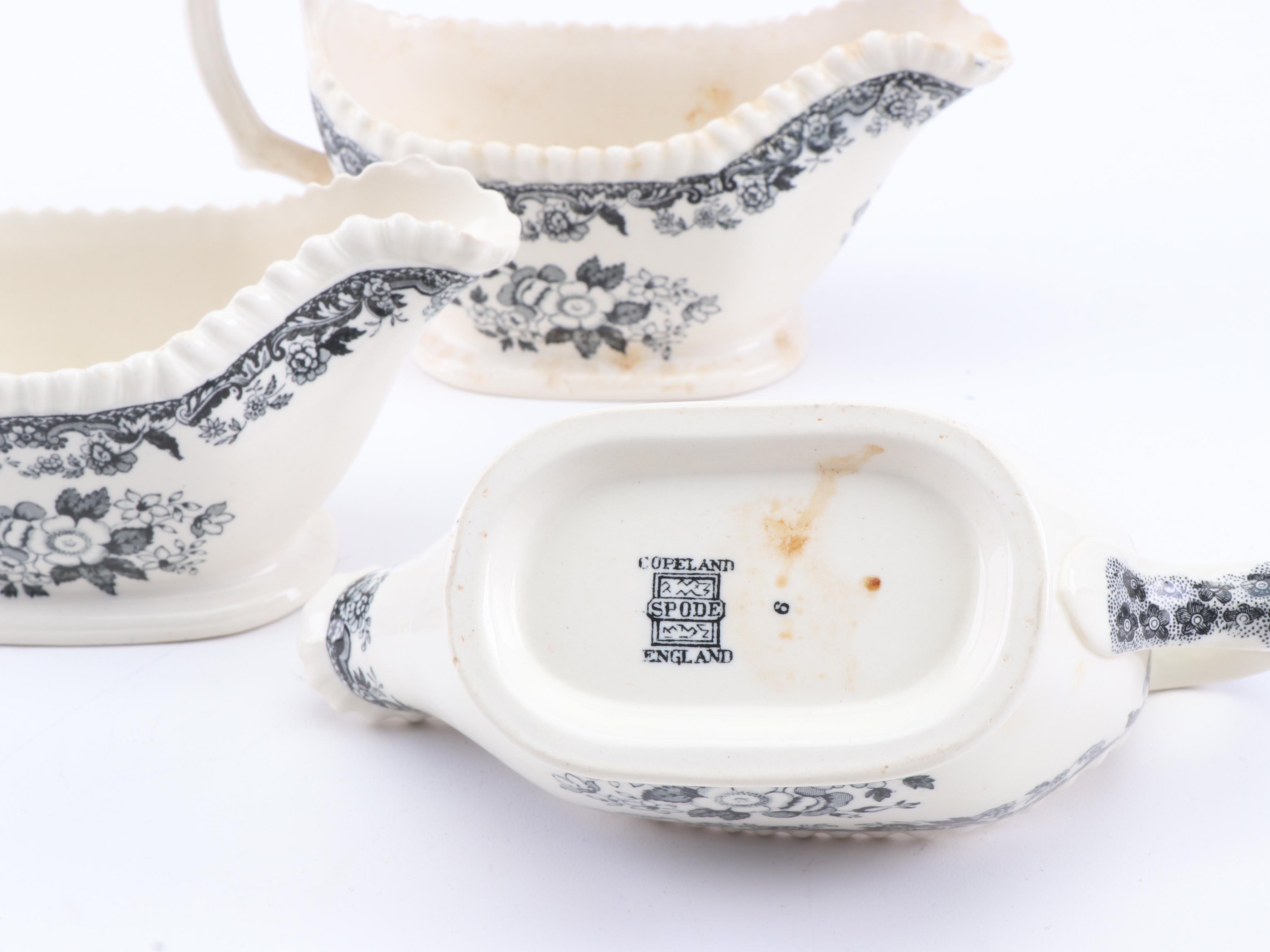 Wedgwood "Personages" and Copeland Spode Dinnerware, Early 20th Century