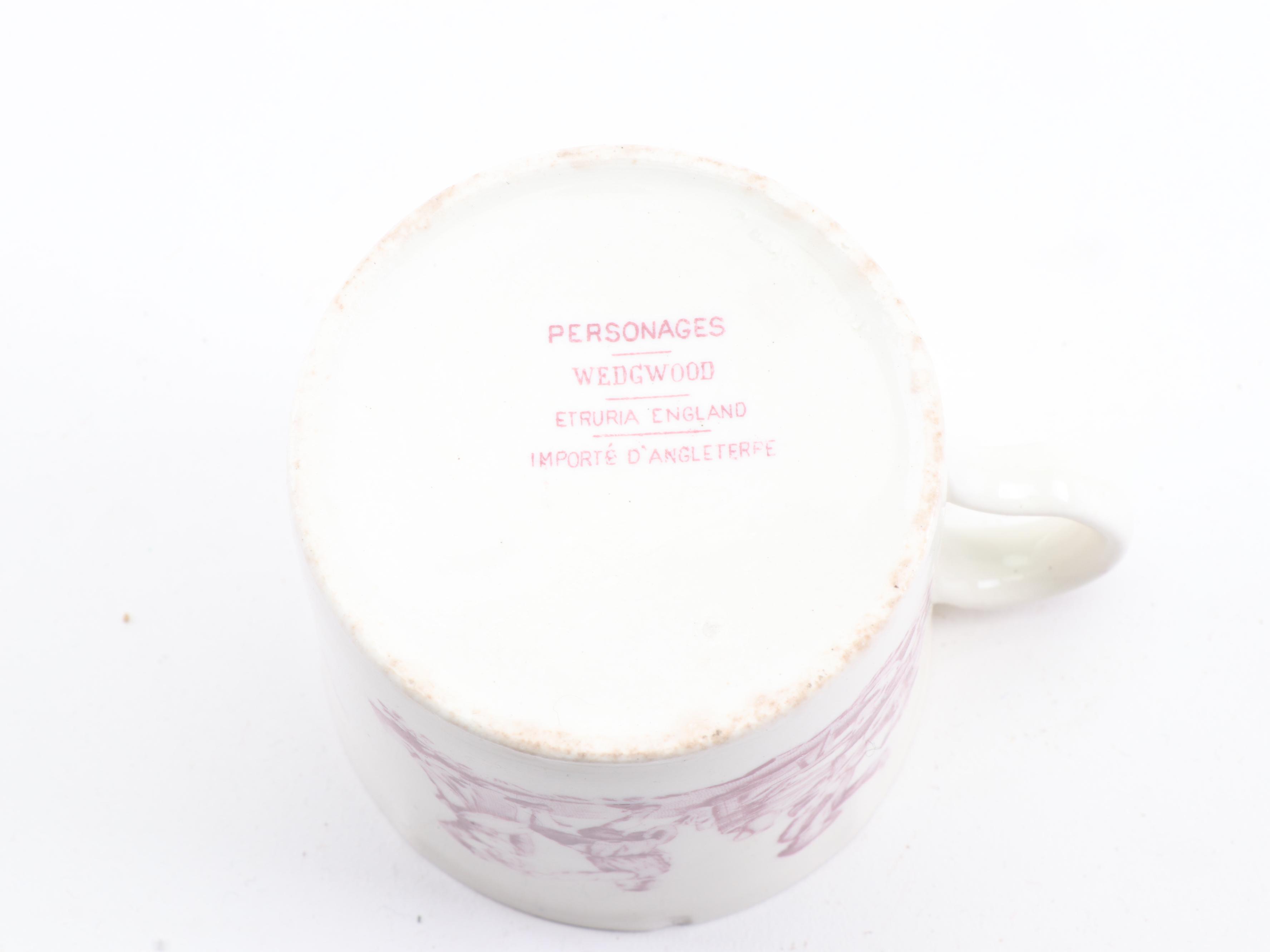 Wedgwood "Personages" and Copeland Spode Dinnerware, Early 20th Century