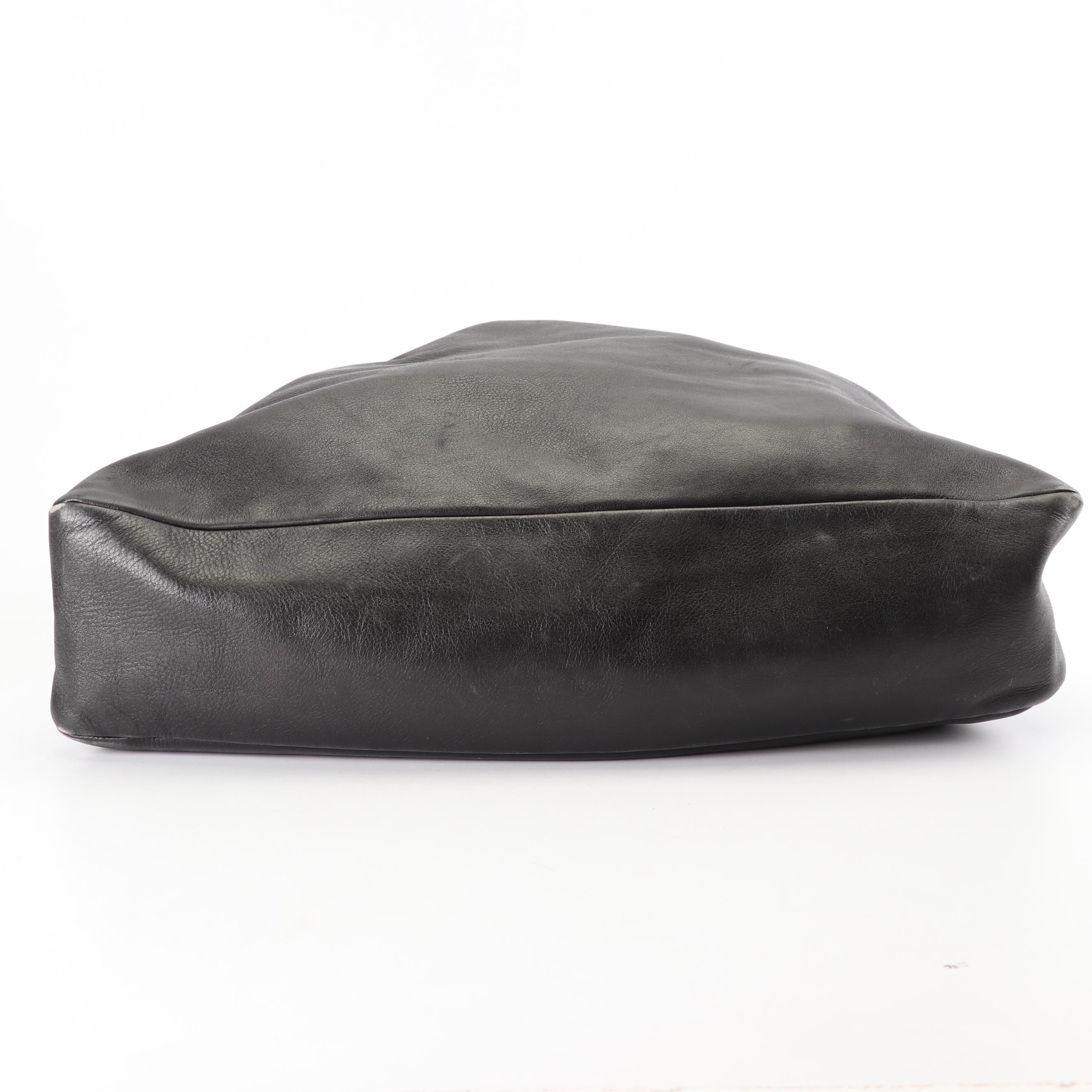 Gucci Black Leather Hobo Bag