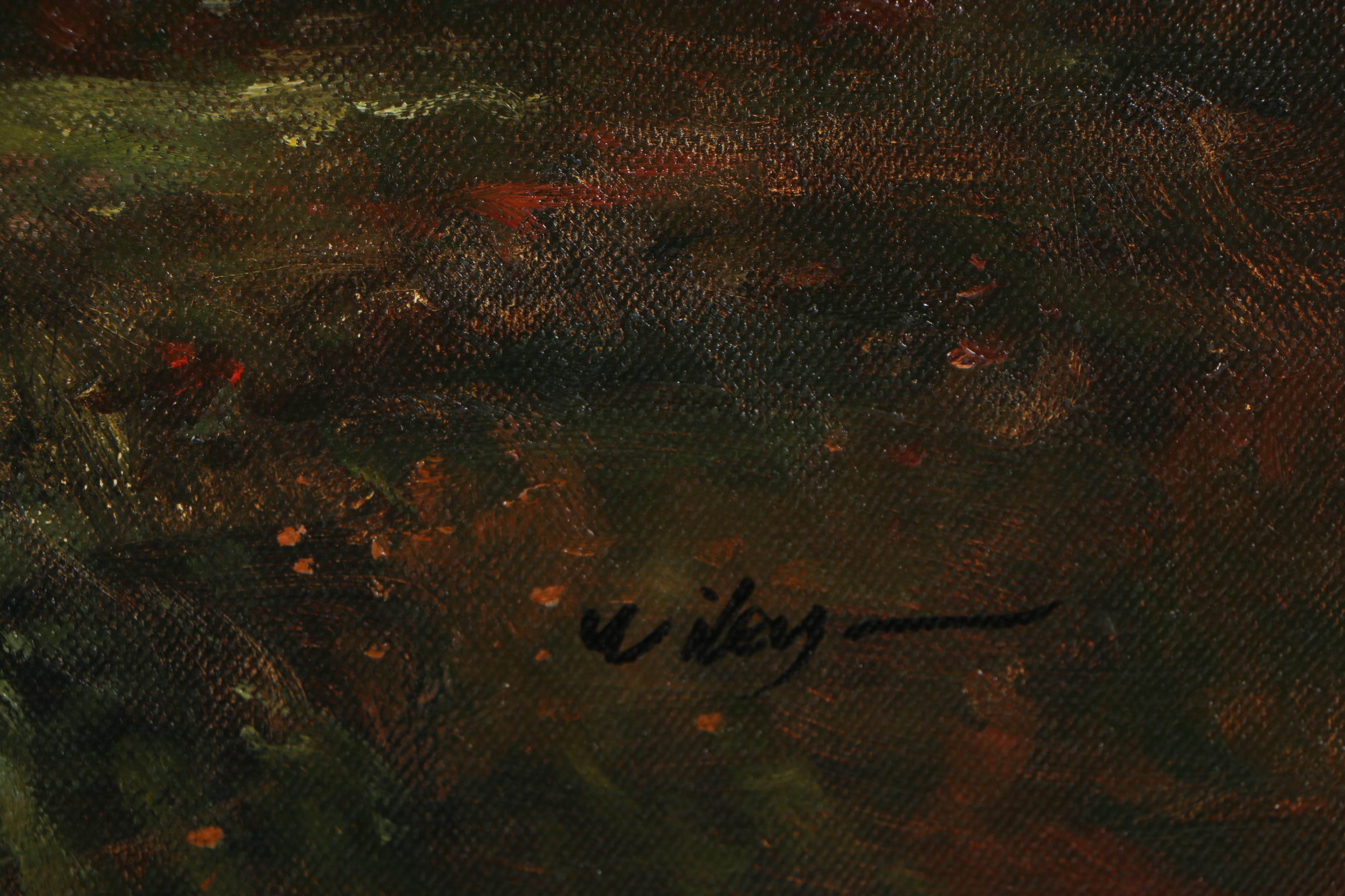 Landscape Oil Painting in the Manner of Catherine Wiley