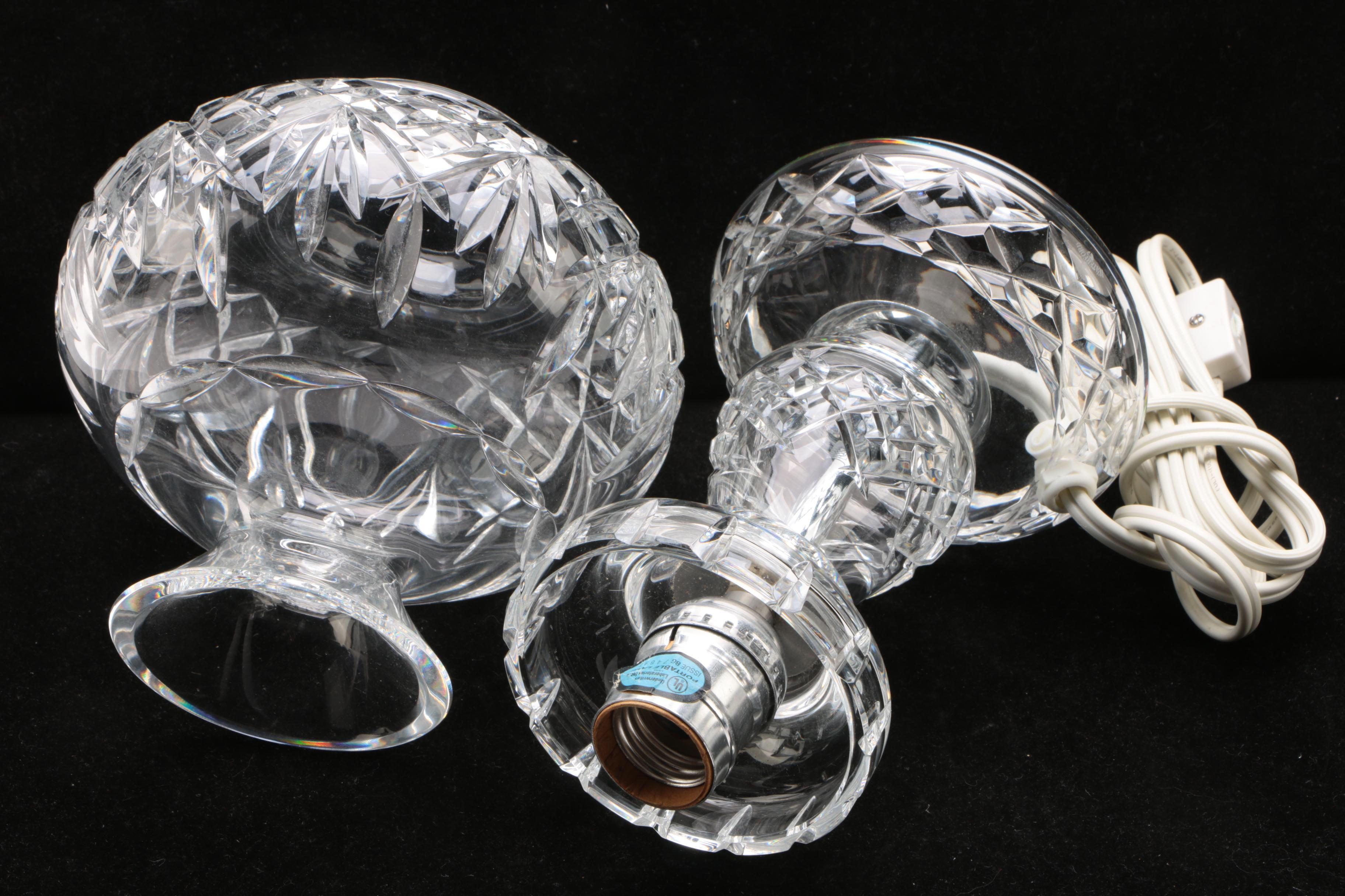 Waterford Crystal "Fiona" Hurricane Accent Lamp