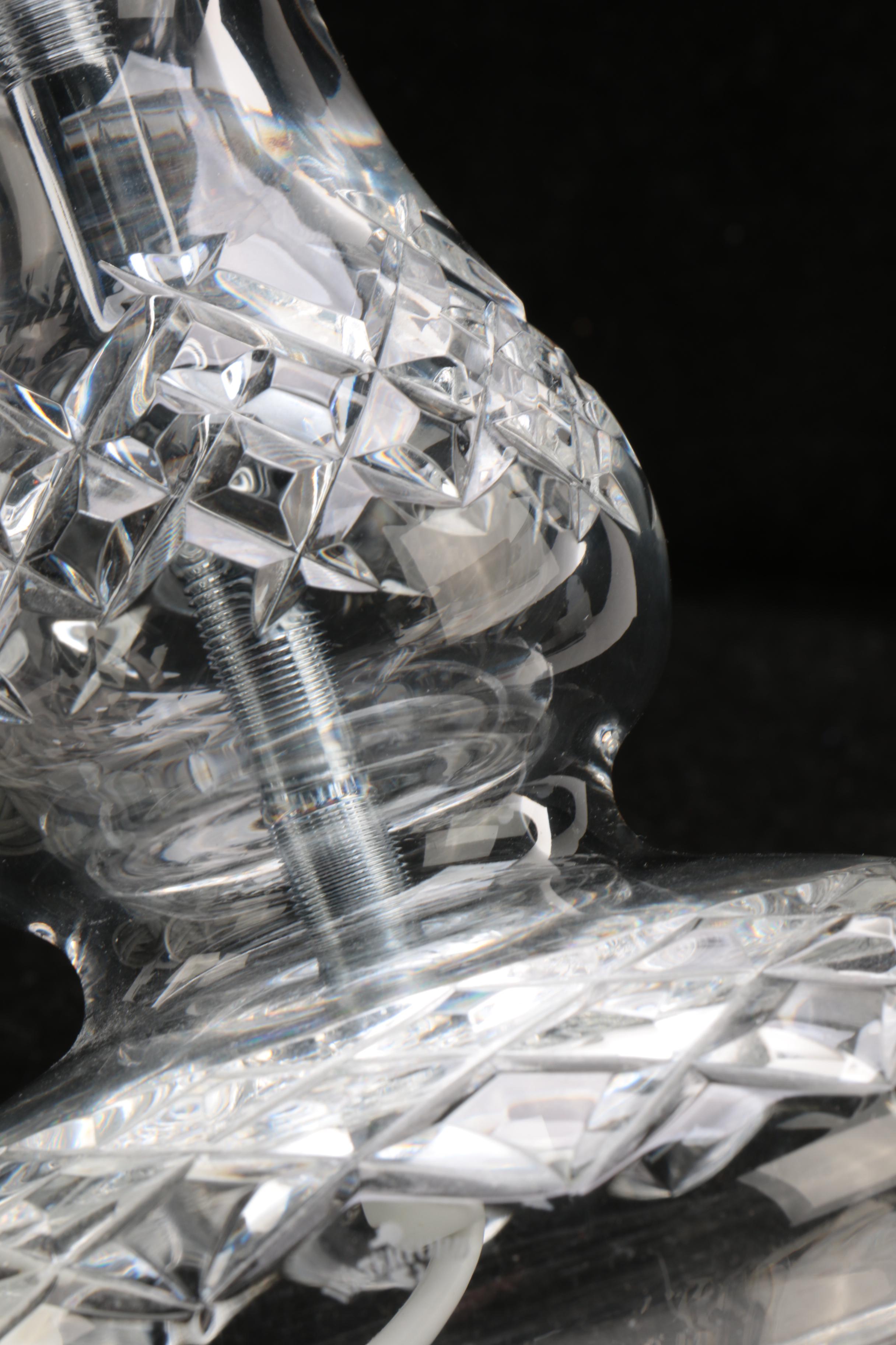 Waterford Crystal "Fiona" Hurricane Accent Lamp