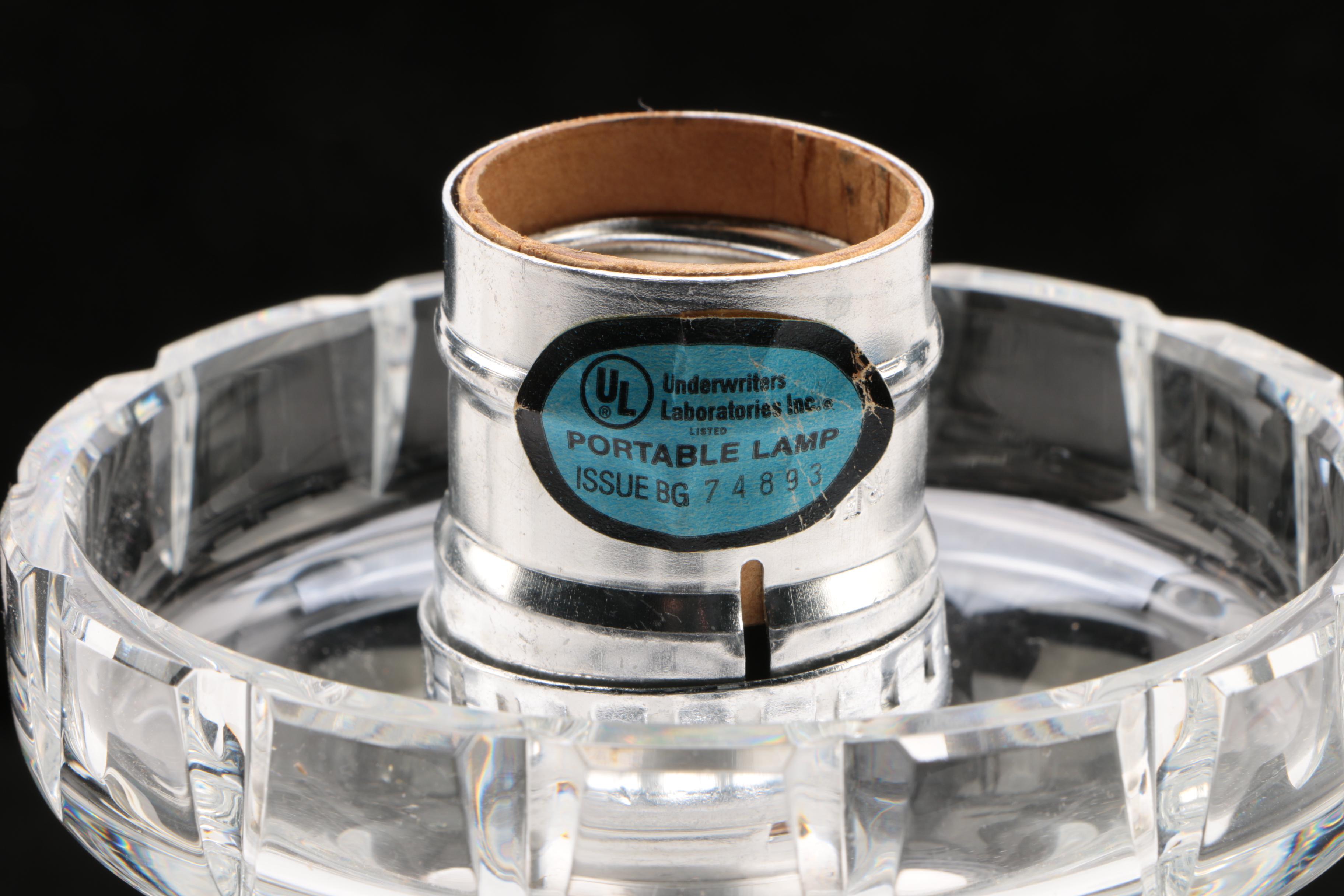 Waterford Crystal "Fiona" Hurricane Accent Lamp