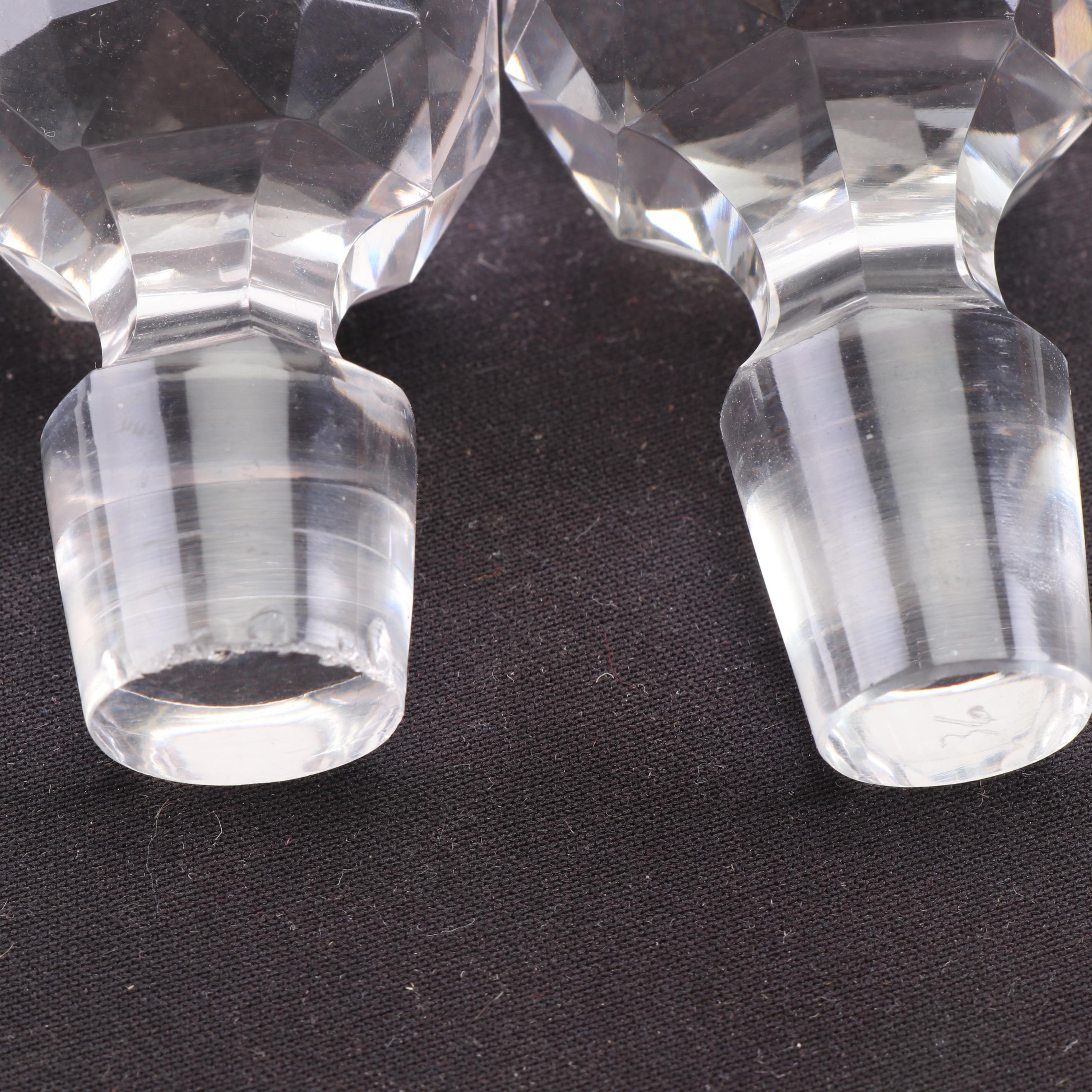 Vintage Cut Glass Perfume Bottles