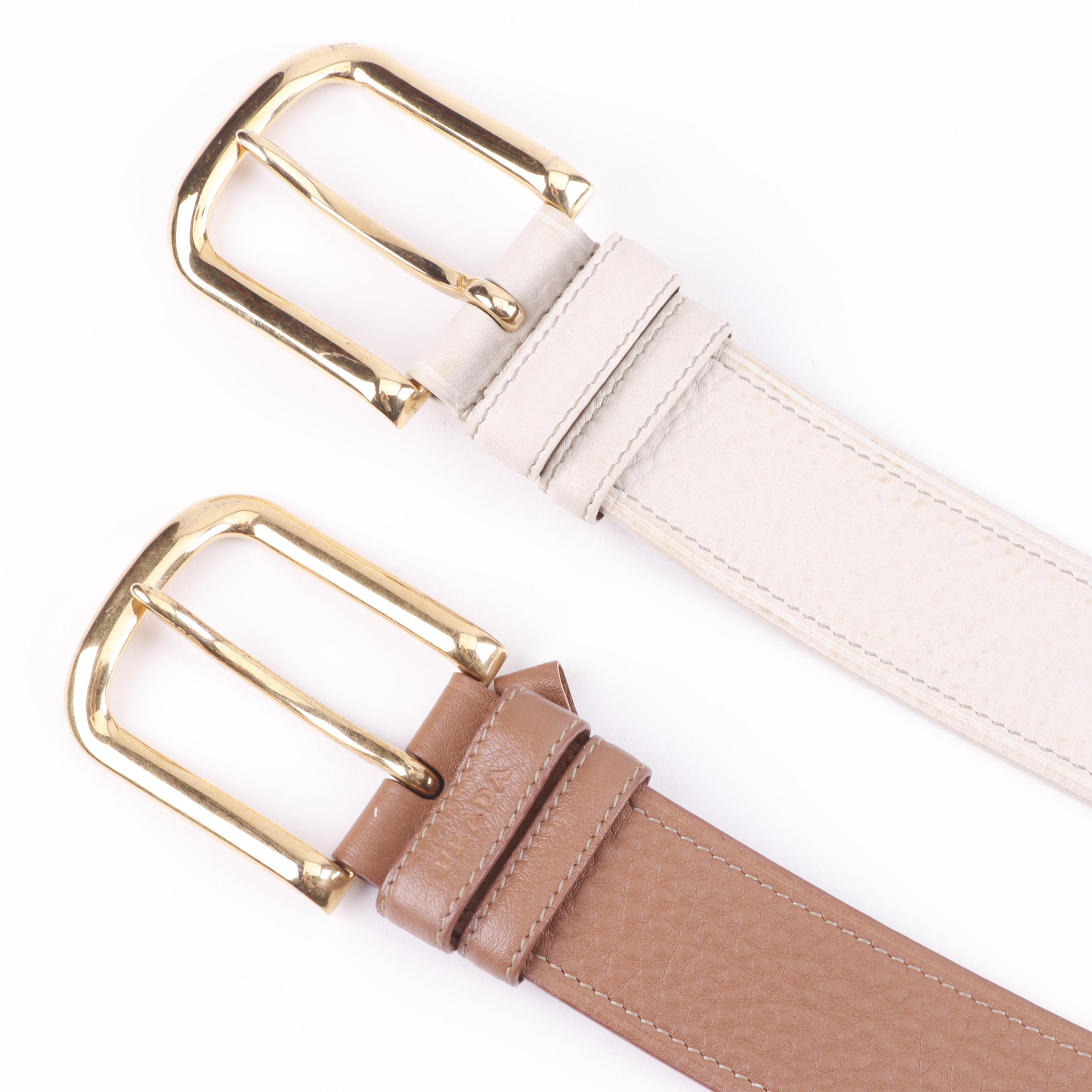 Women's Prada Leather Belts