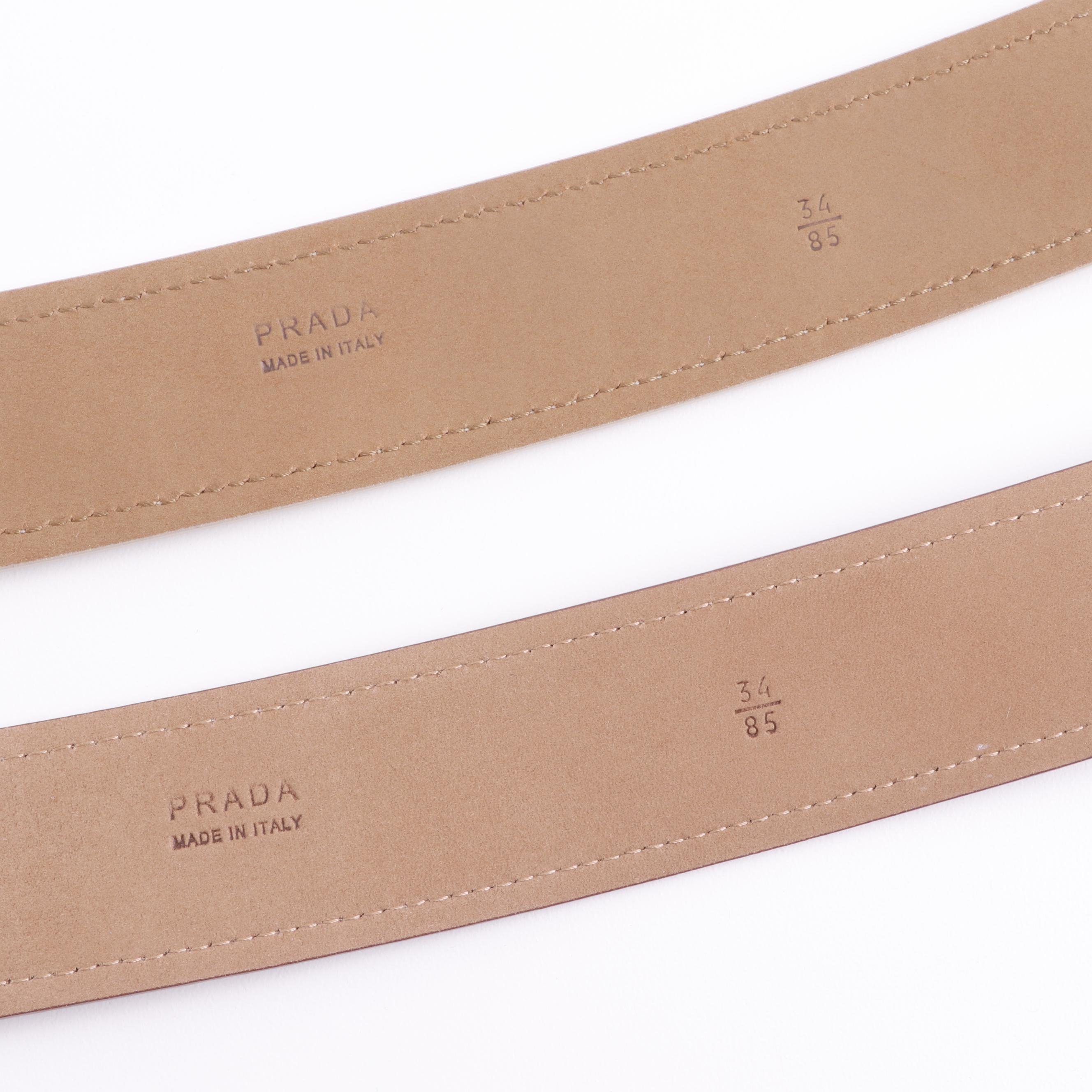 Women's Prada Leather Belts
