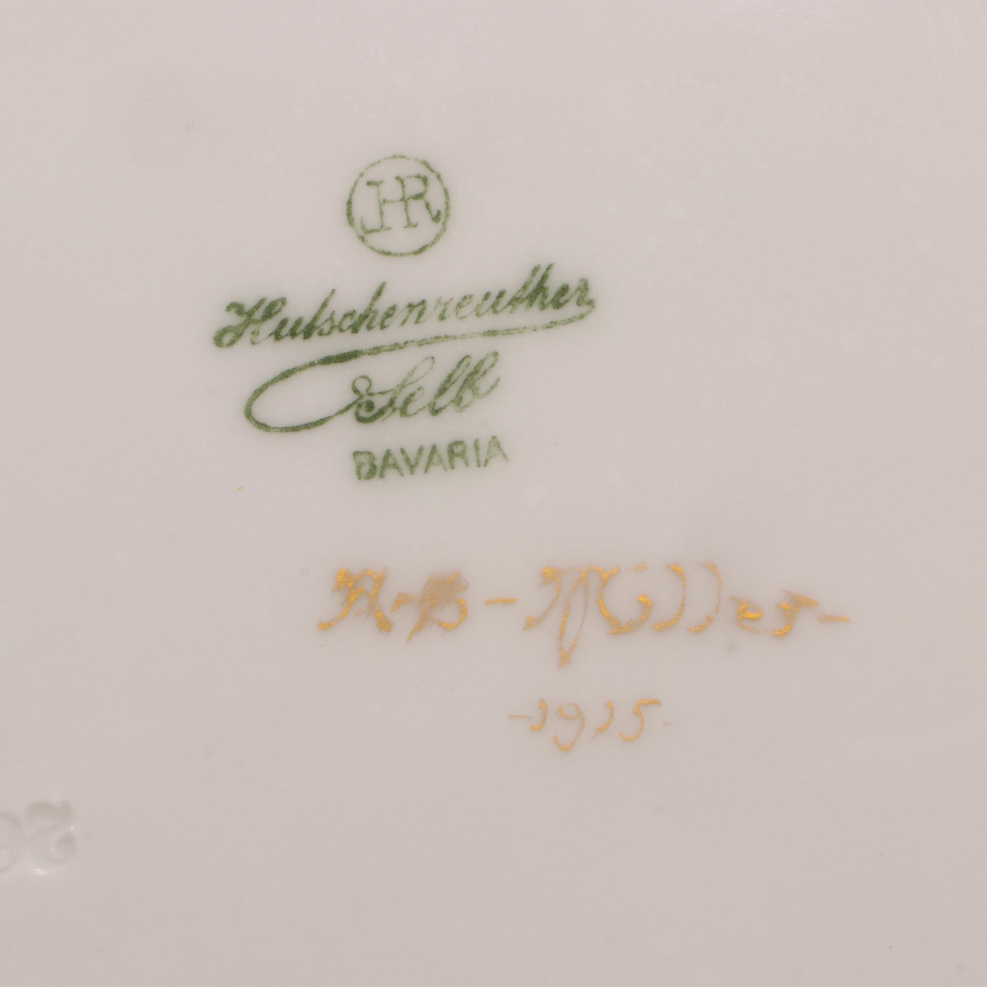 Assorted Gold and White Dinnerware Featuring Limoges and Royal Worcester