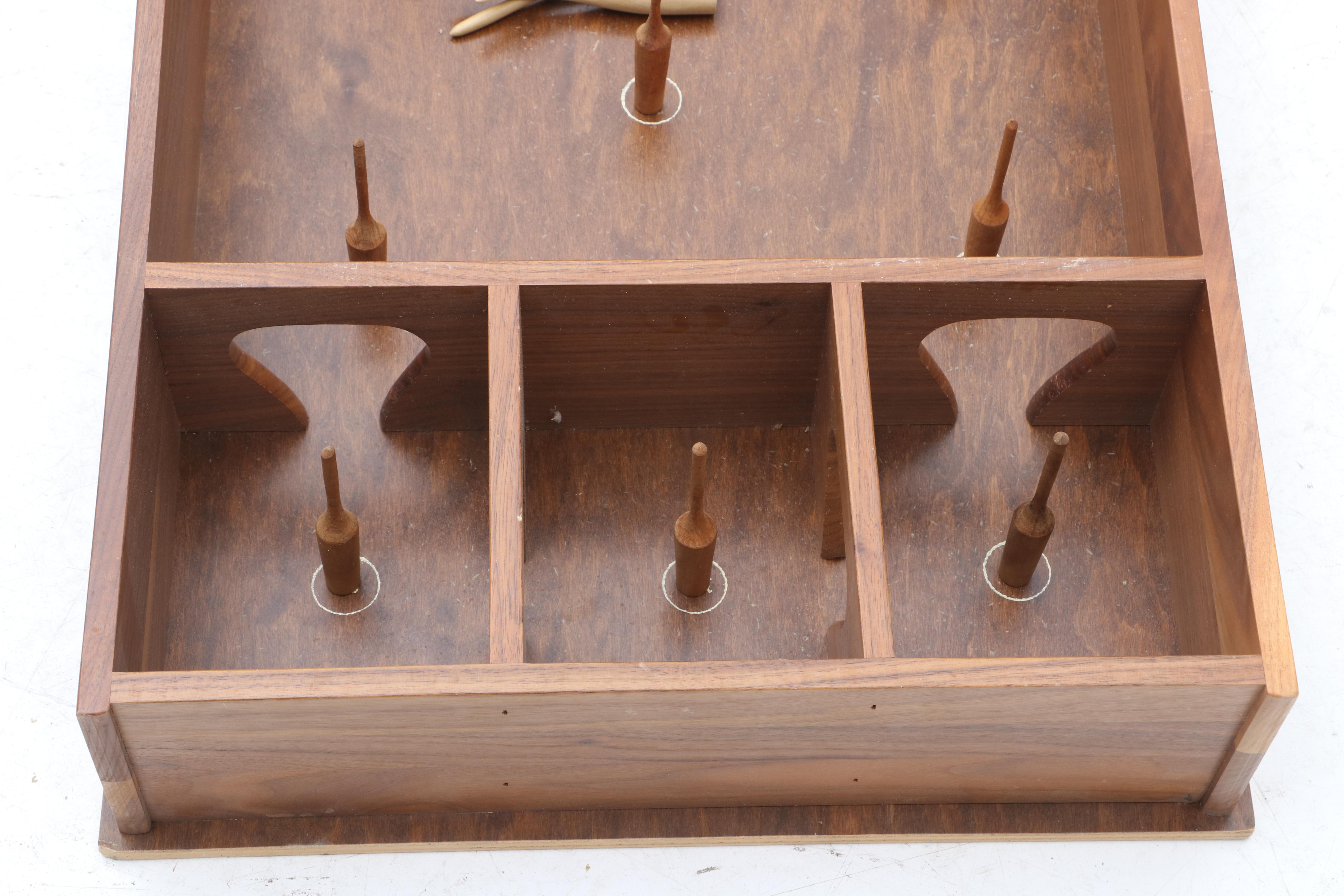 Handmade Skittles Game by Woodcraft at Berea College