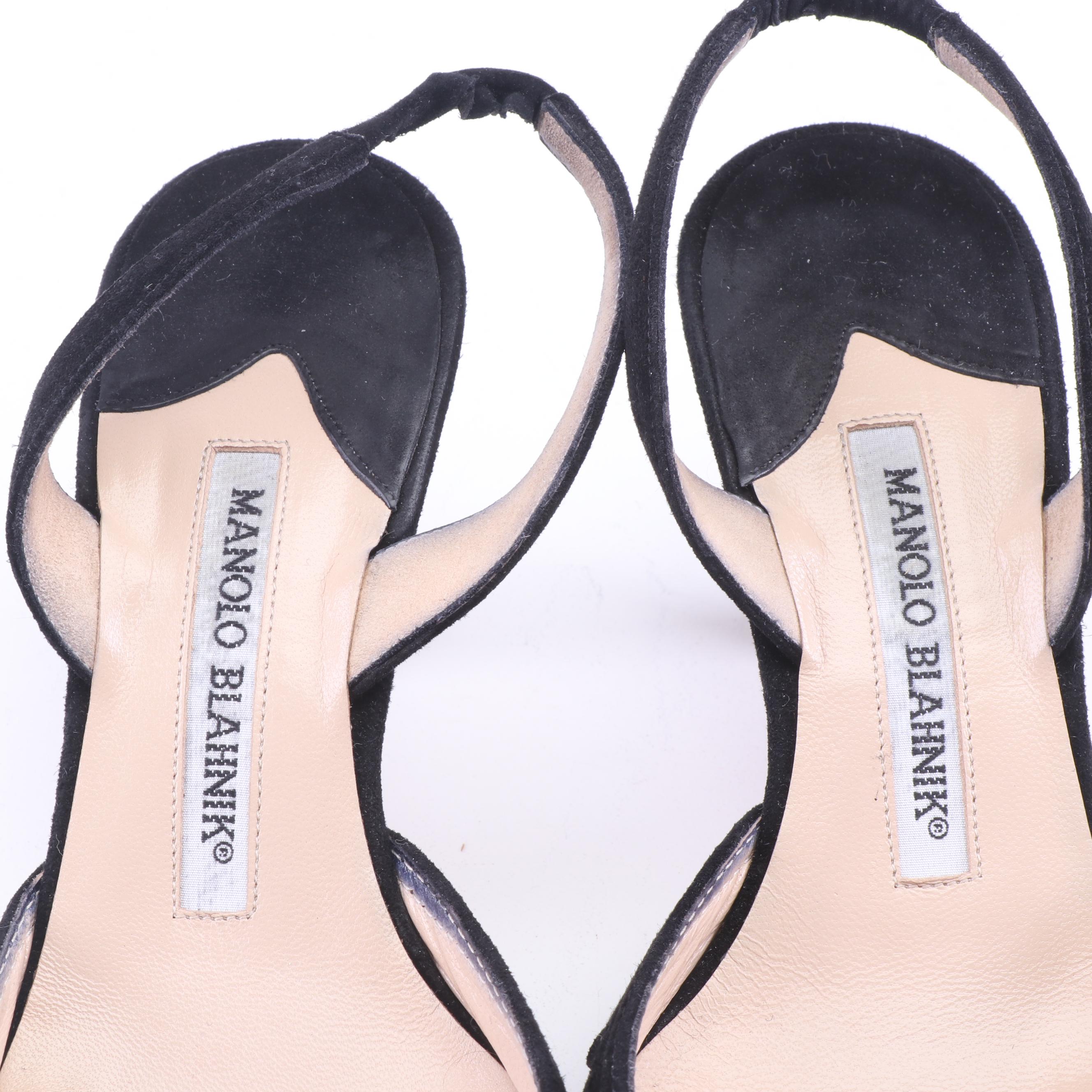 Manolo Blahnik Slingback Pumps, Prada Wedge and Stuart Weitzman Beaded Sandals