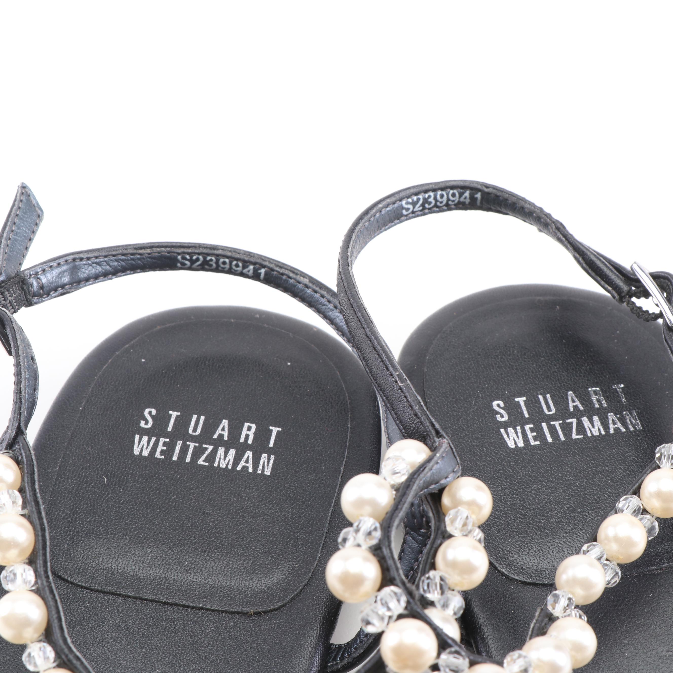 Manolo Blahnik Slingback Pumps, Prada Wedge and Stuart Weitzman Beaded Sandals