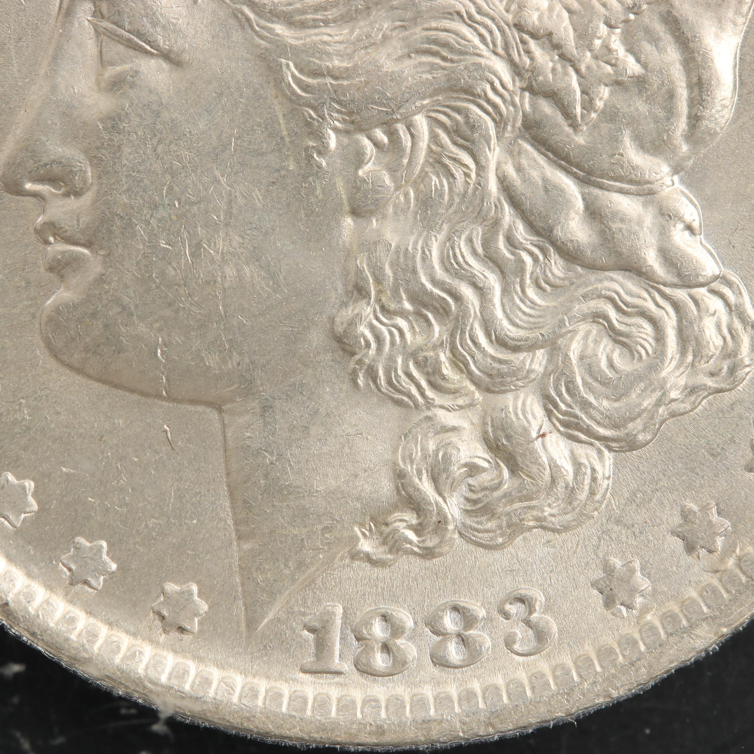 1881-O Morgan Silver Dollar Paperweight