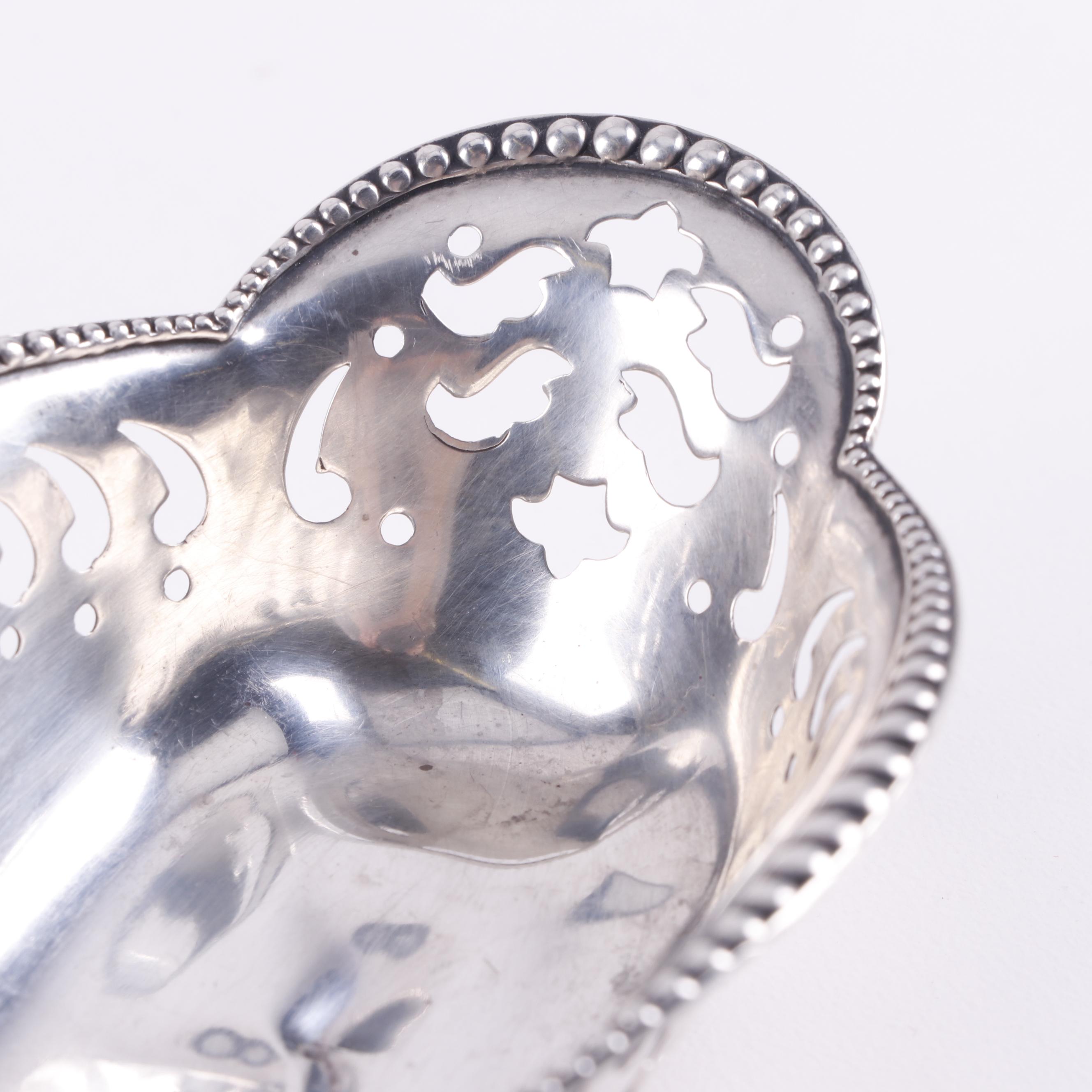 Tiffany & Co. Sterling Silver Pierced Nut Dish, Early 20th Century