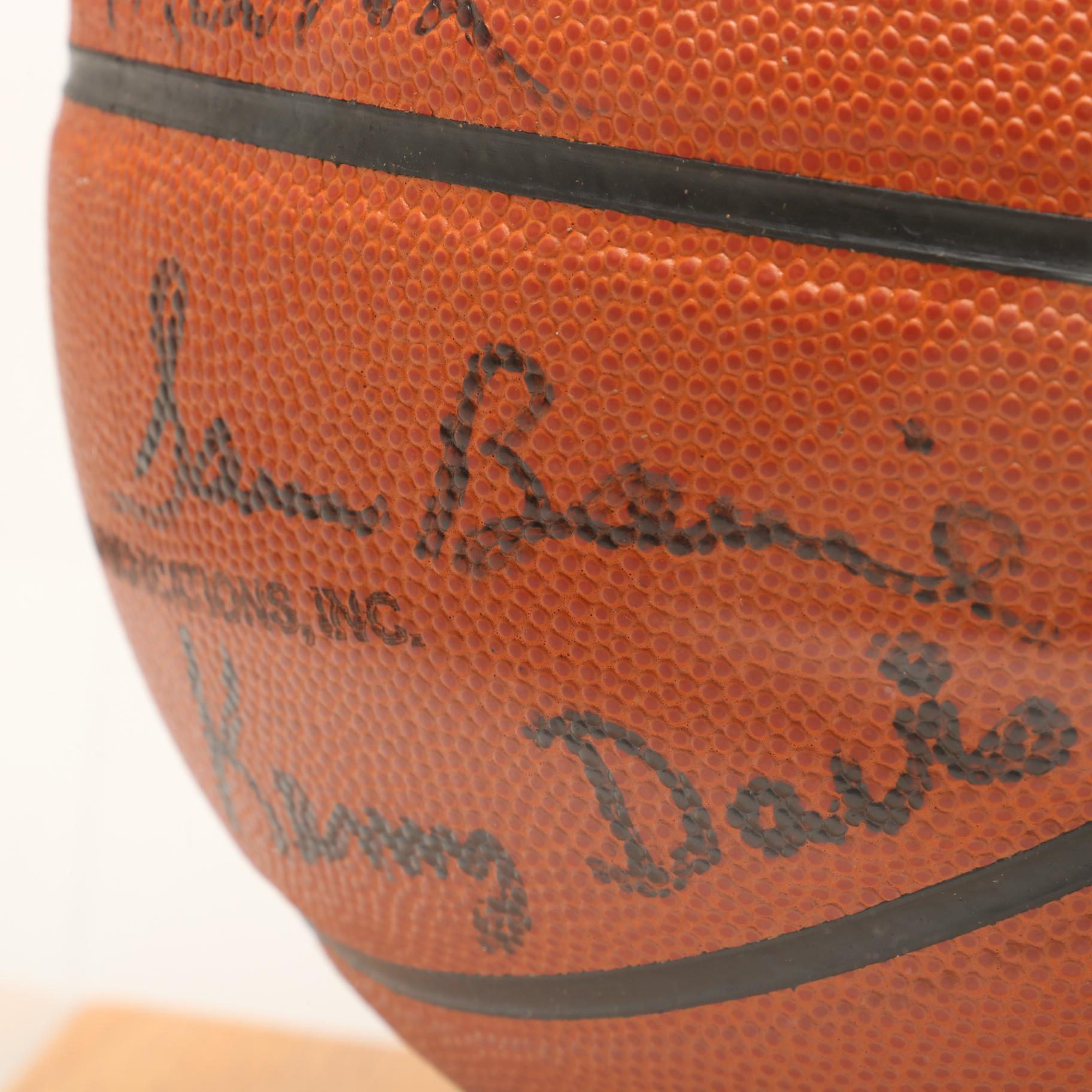 1999 "Sunrise Madness" Signed University of Kentucky Basketball with Ralph Beard