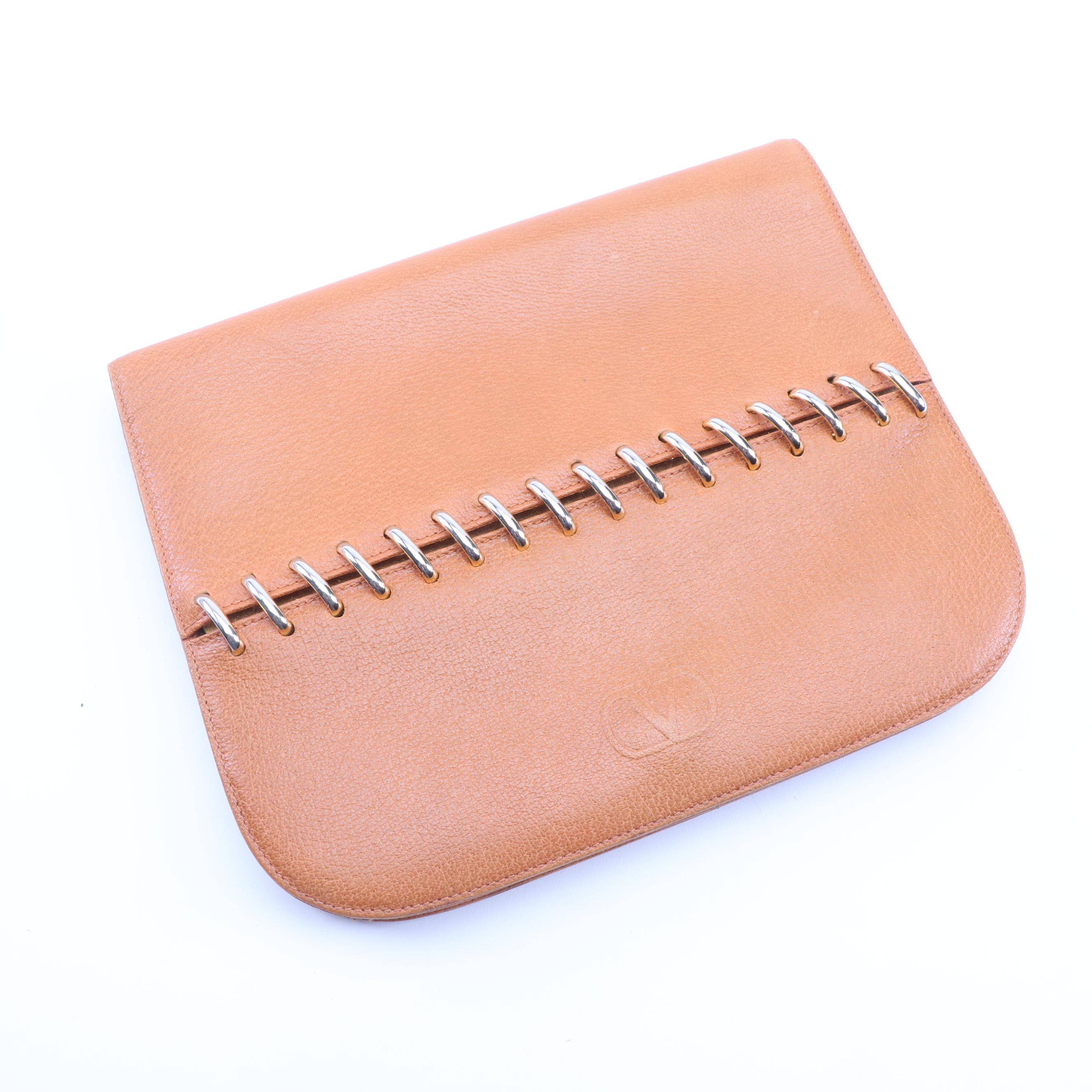 Prada Nylon Handbag, Céline Leather Tote and Valentino Garavani Orange Clutch