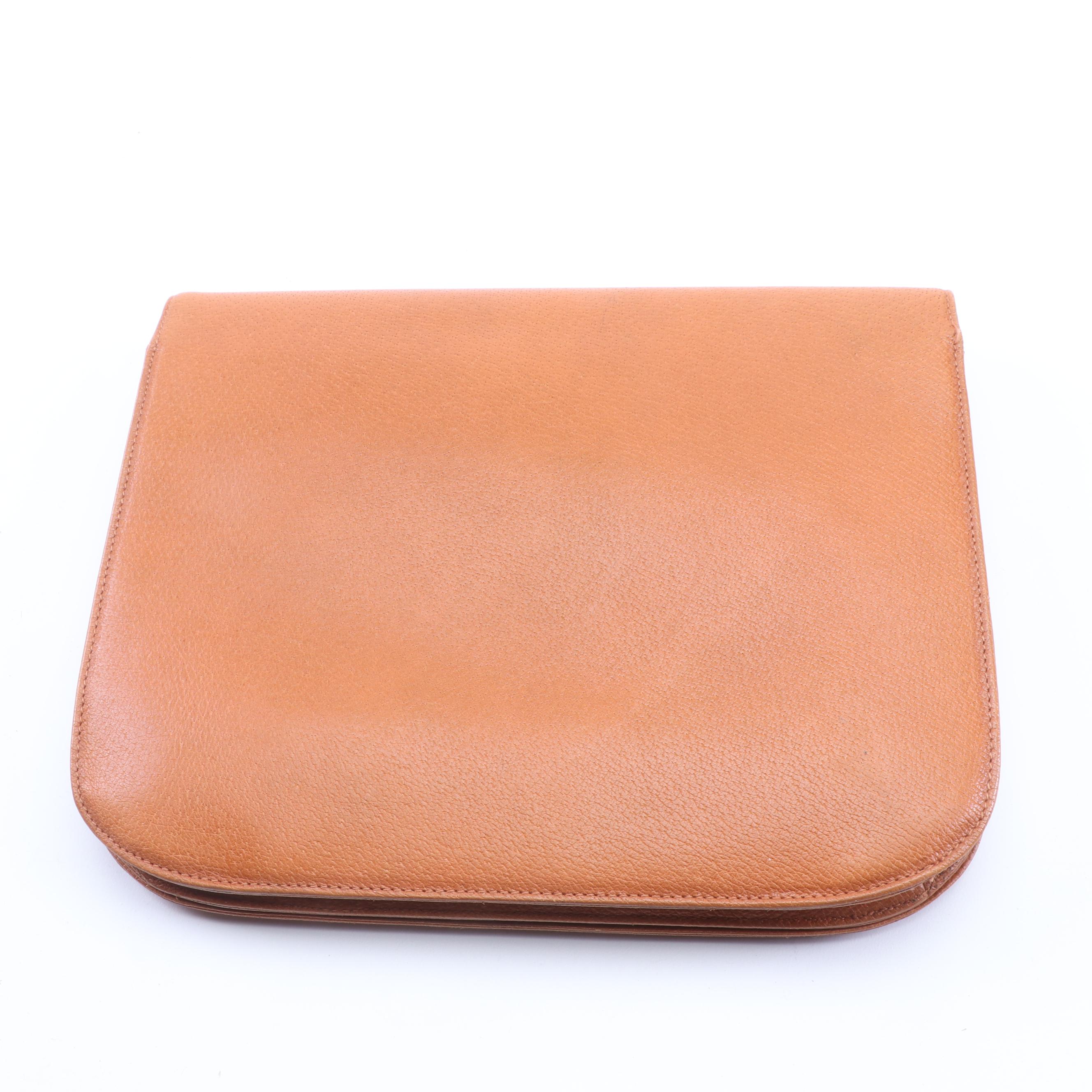 Prada Nylon Handbag, Céline Leather Tote and Valentino Garavani Orange Clutch