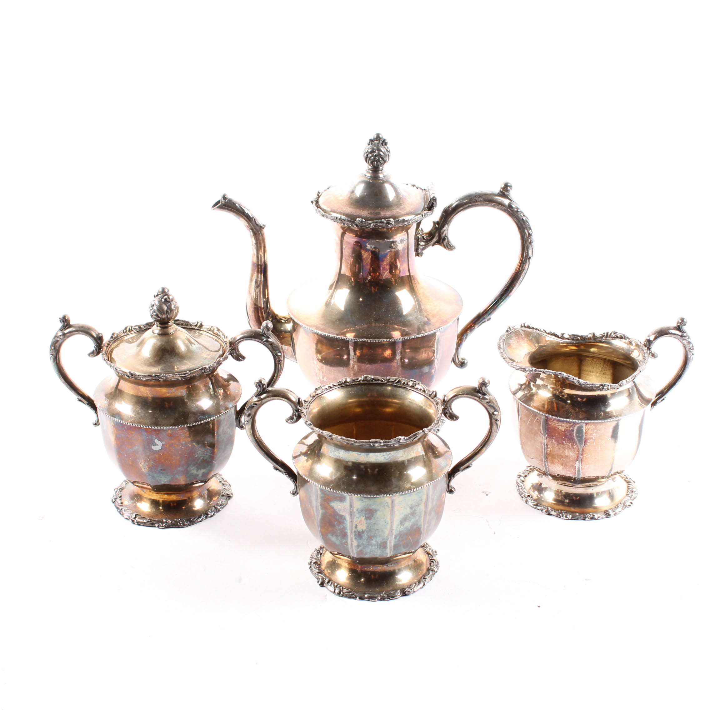 1881 Rogers Quadruple Plated Coffee Set