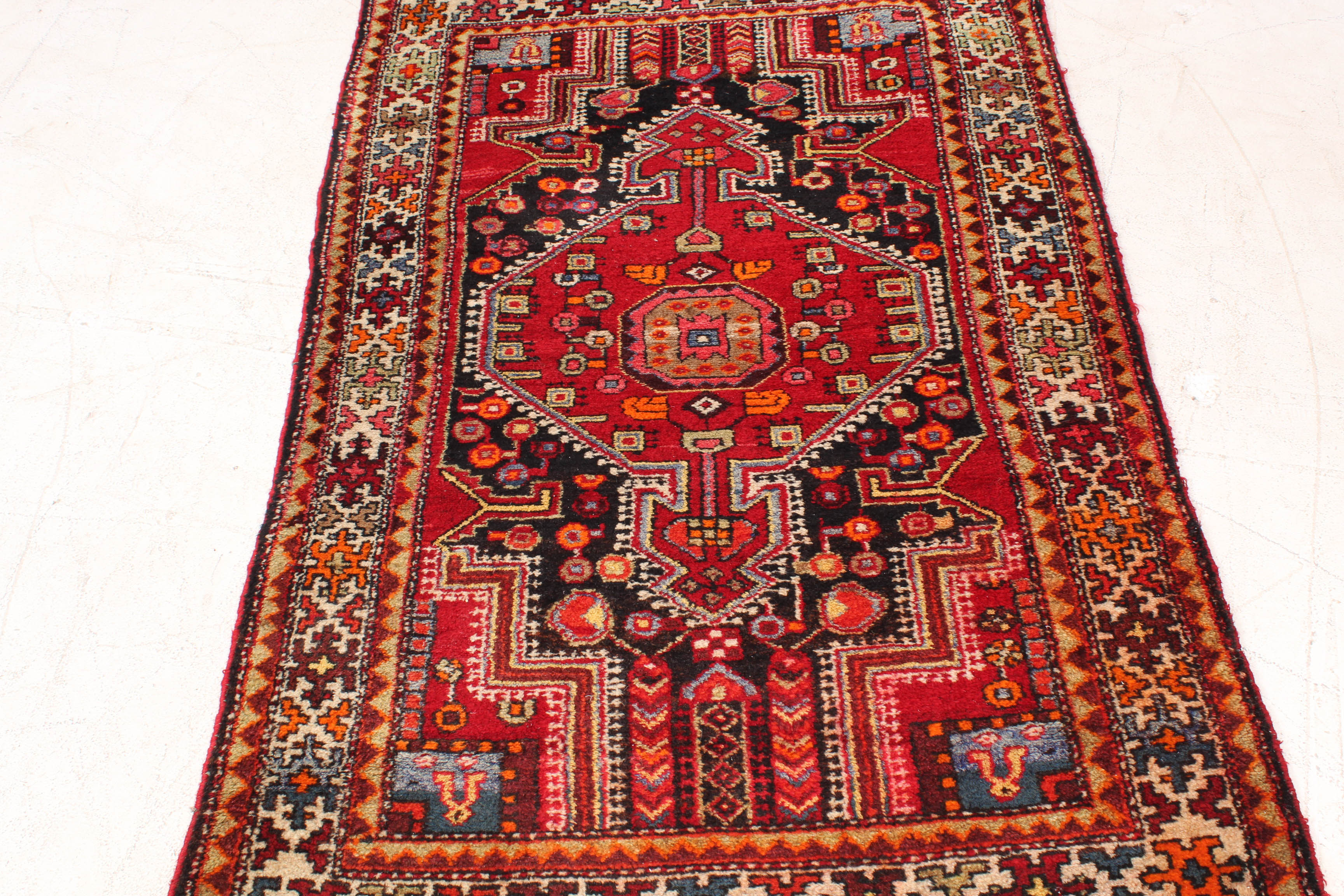 Circa 1930s Hand-Knotted Persian Malayer Rug