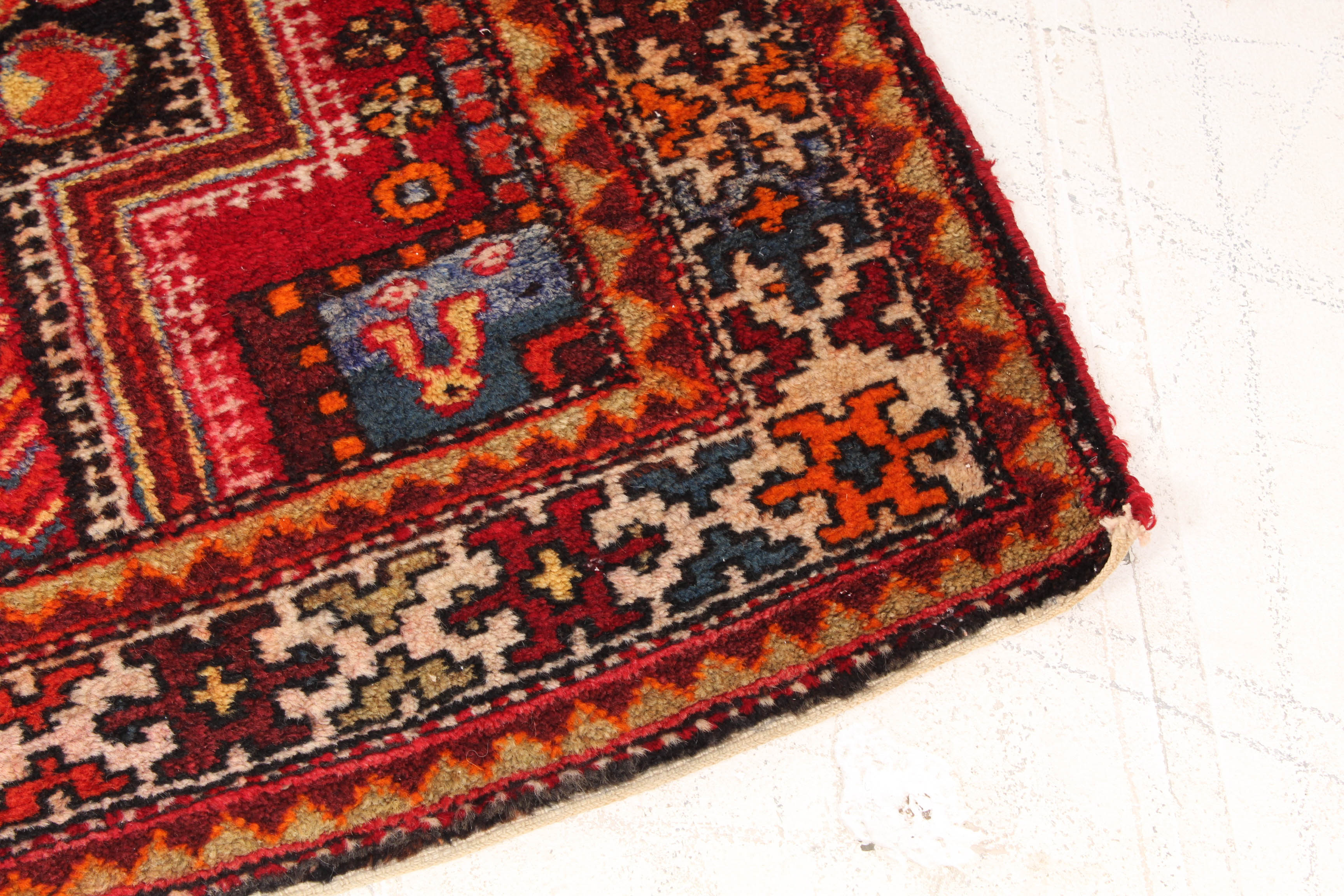 Circa 1930s Hand-Knotted Persian Malayer Rug