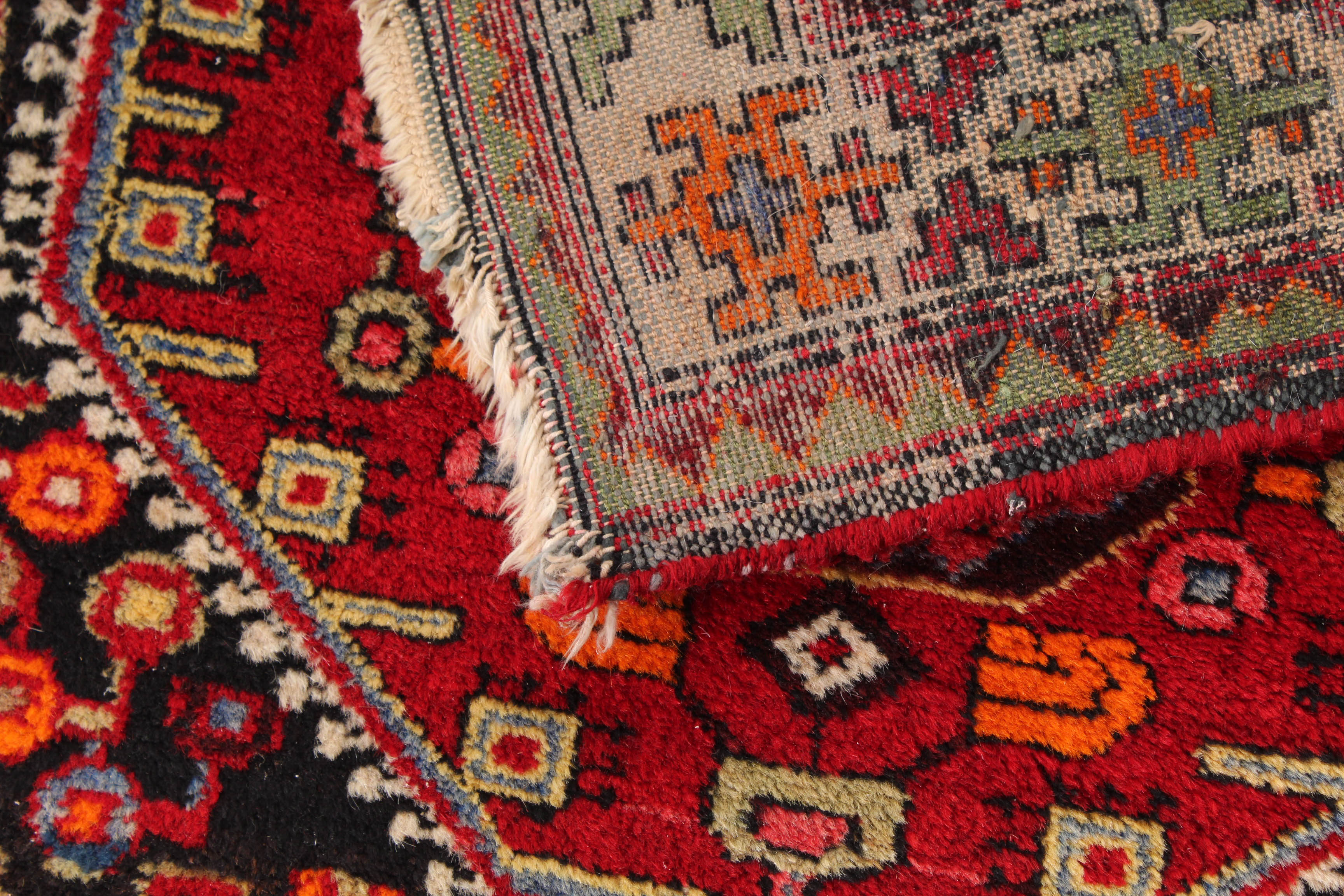 Circa 1930s Hand-Knotted Persian Malayer Rug