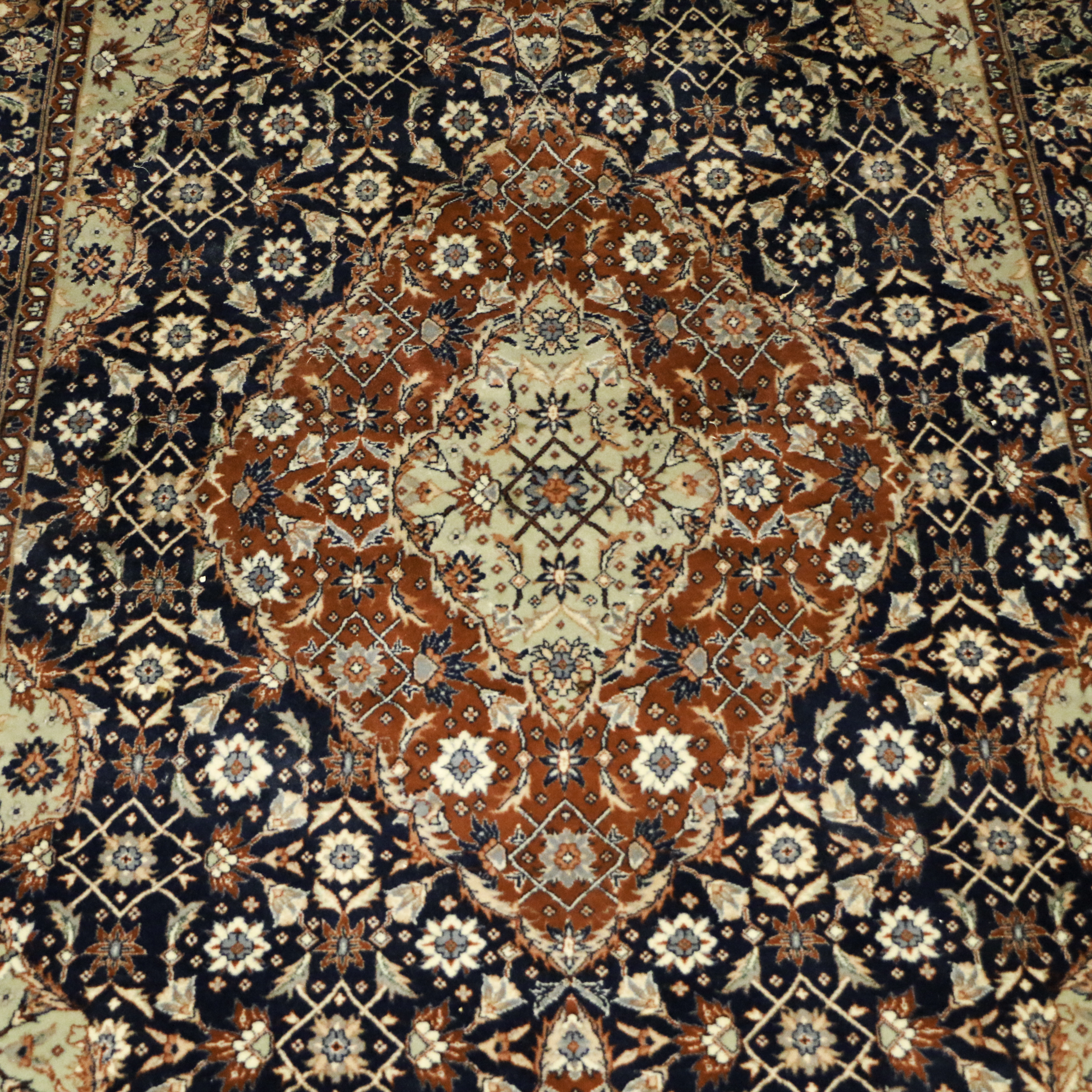 Hand-Knotted Sino-Persian Bijar Rug