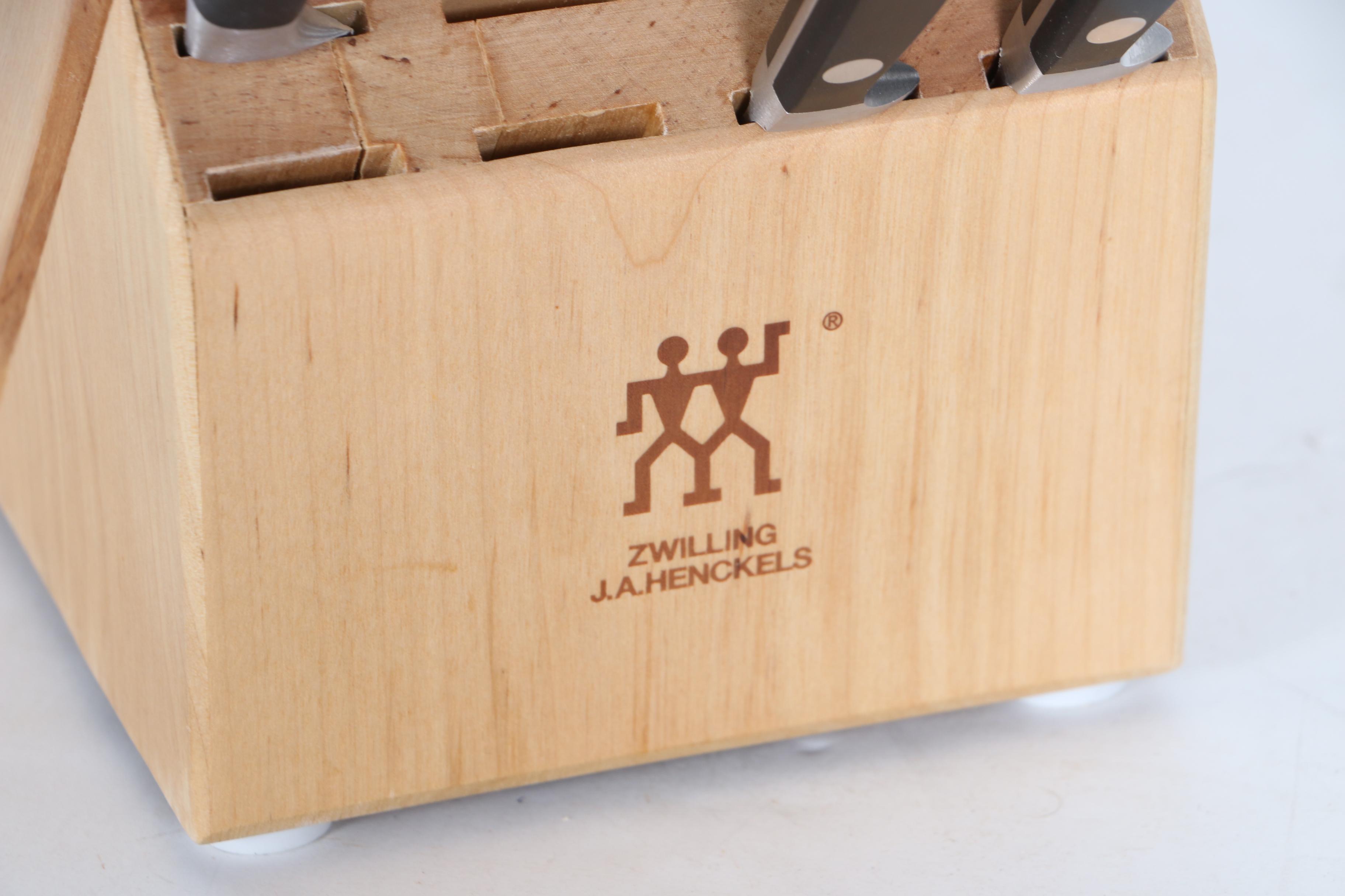 Kitchen Knives with J.A. Henckels Knife Block