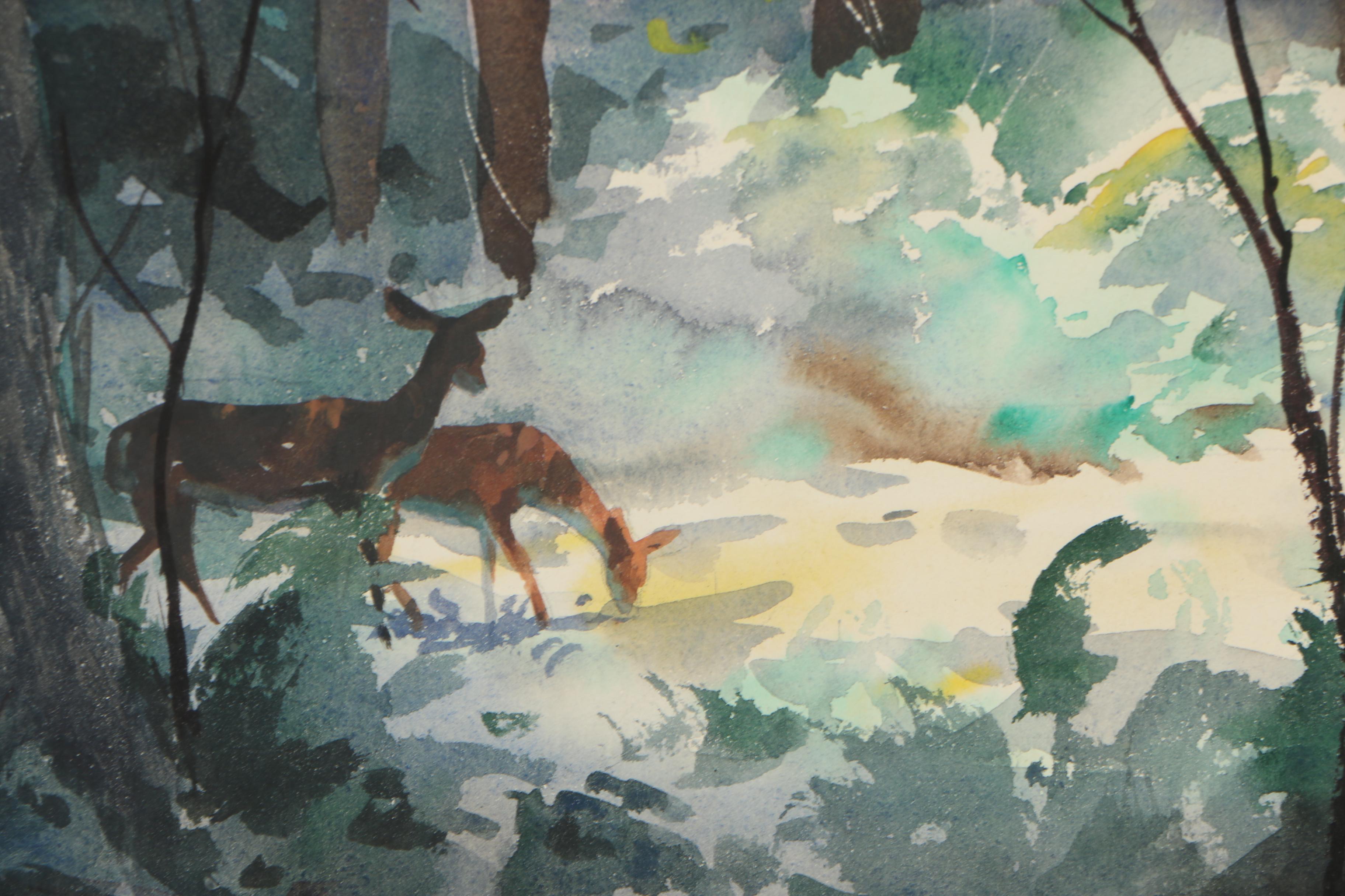 John Pike Watercolor Painting