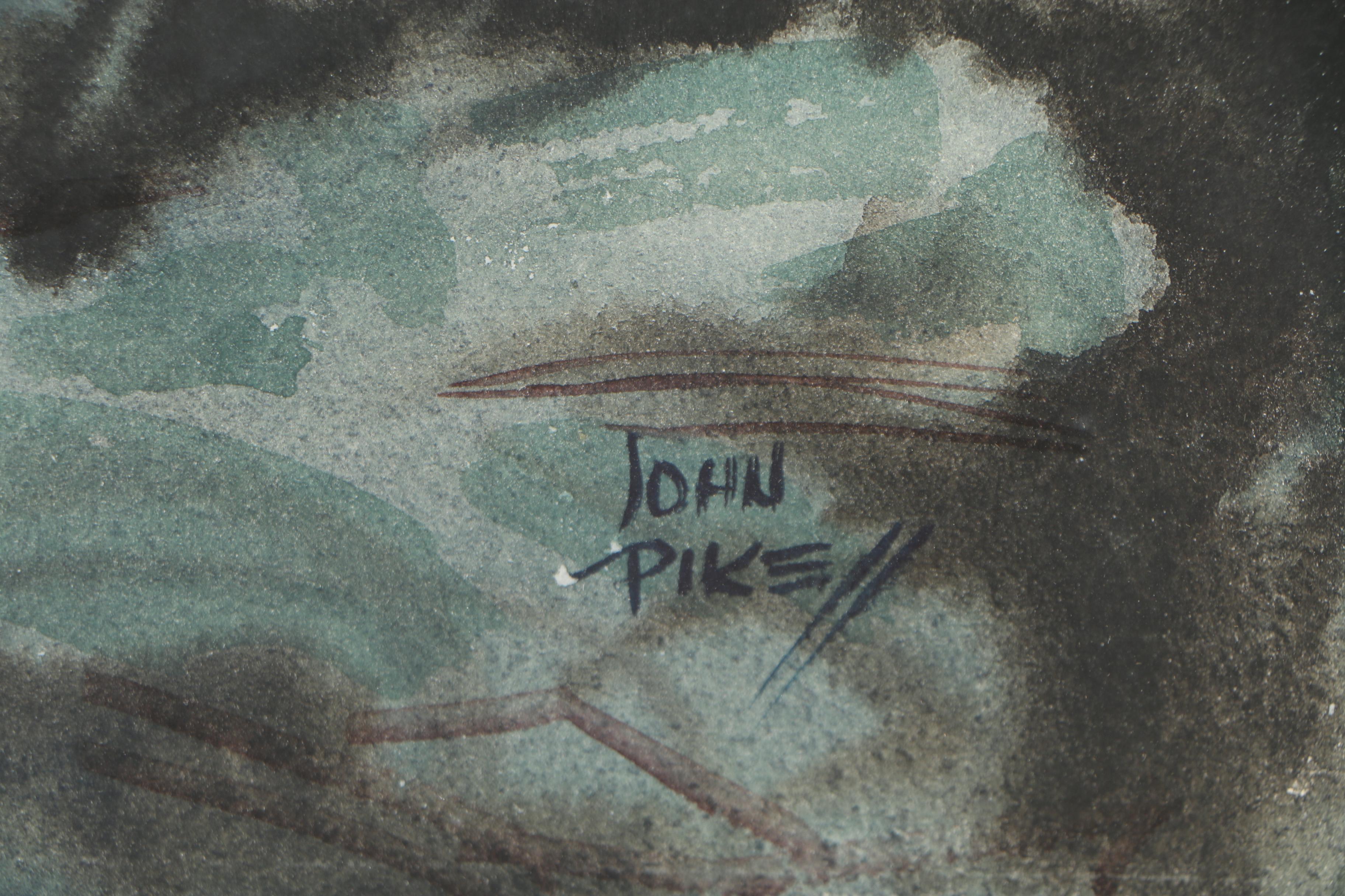 John Pike Watercolor Painting