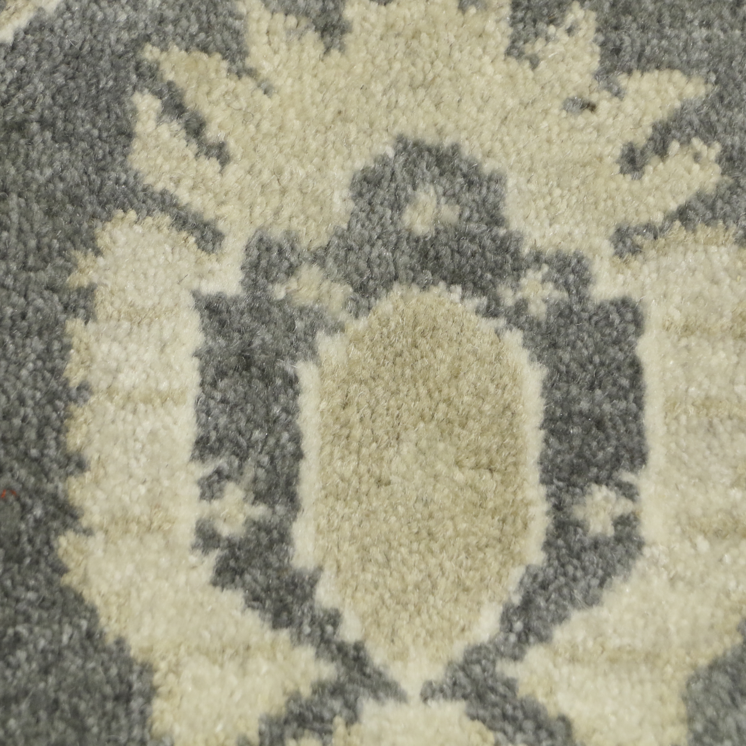 Hand-Knotted Indo-Oushak Wool Rug