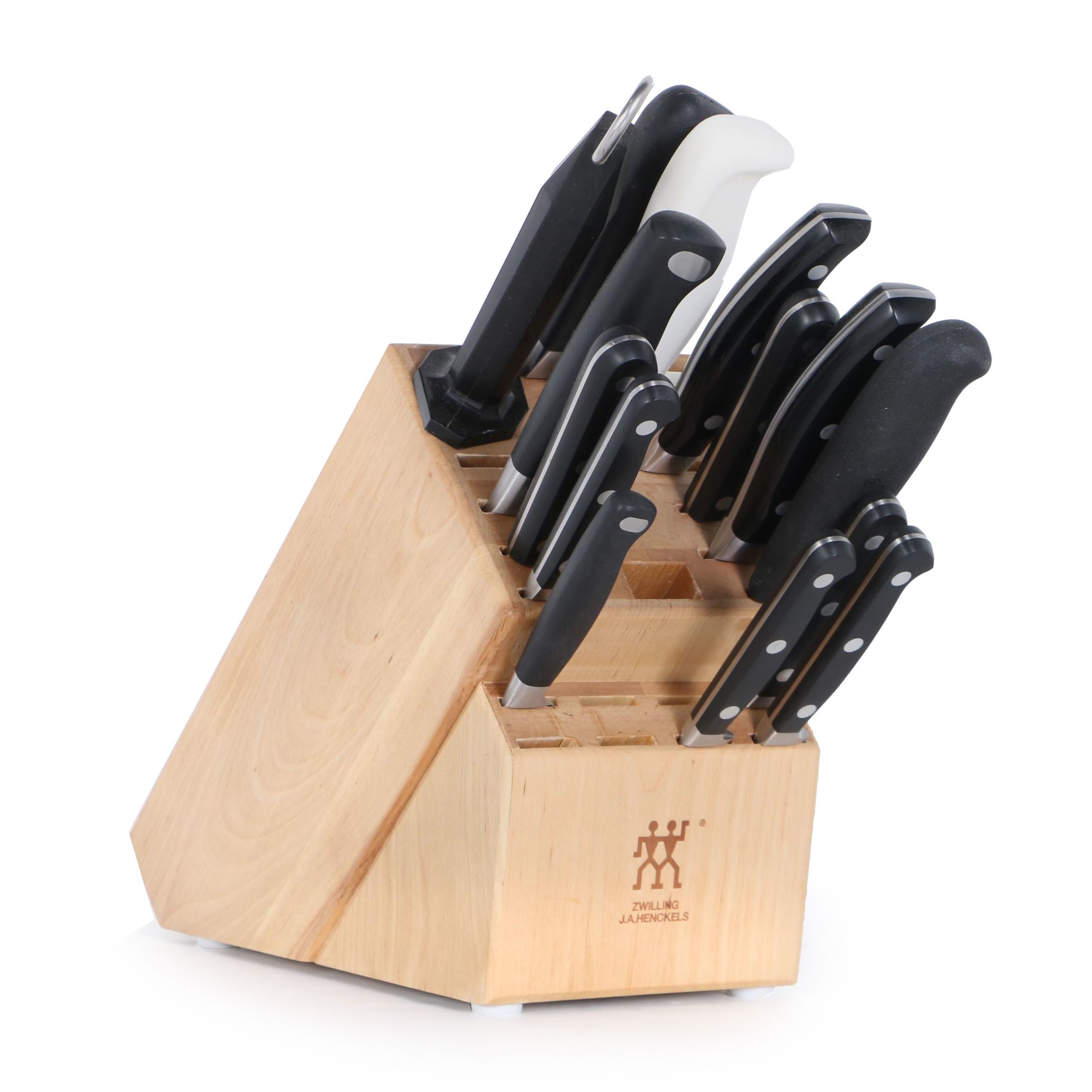 Kitchen Knives with J.A. Henckels Knife Block