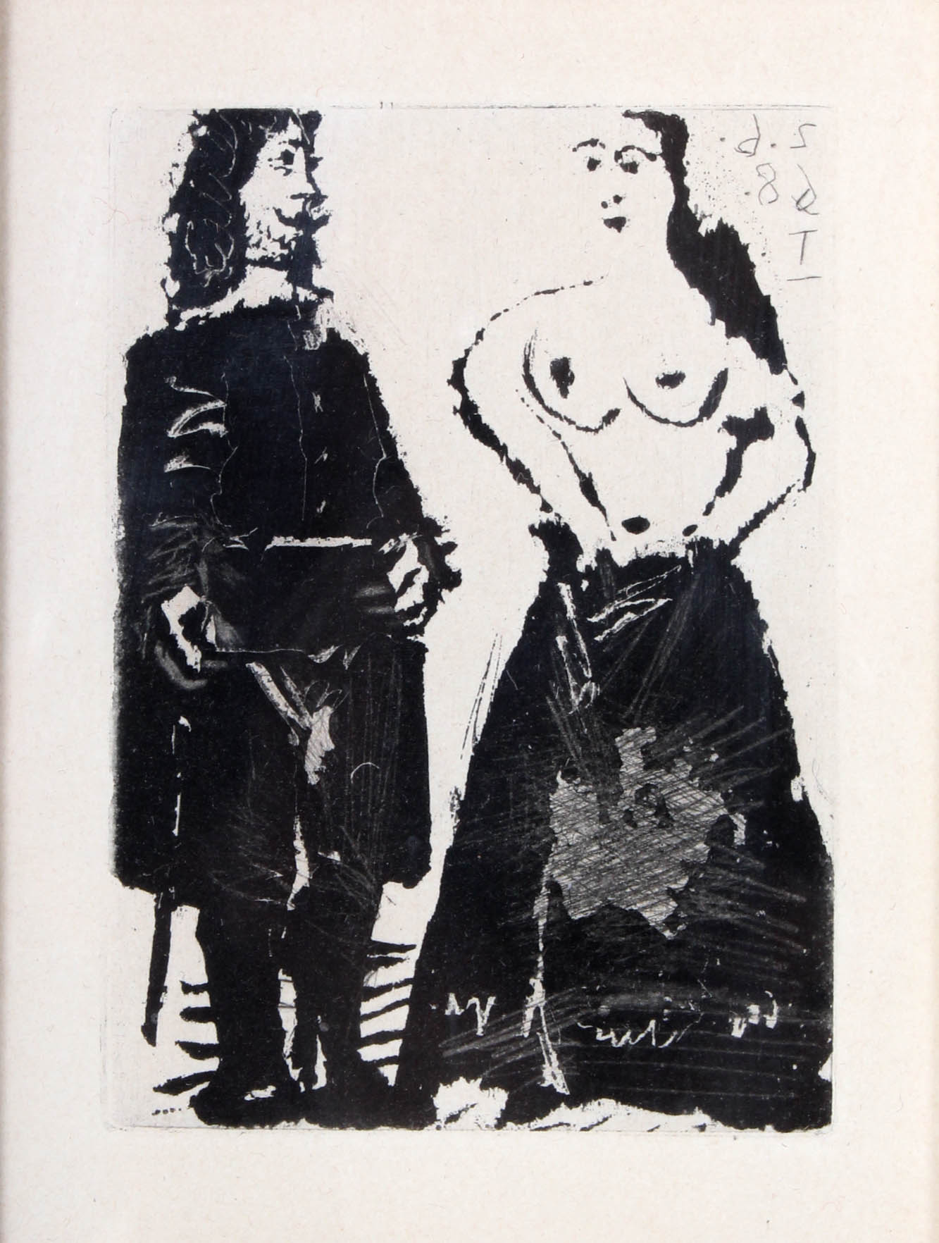 Pablo Picasso Etching for "La Célestine"
