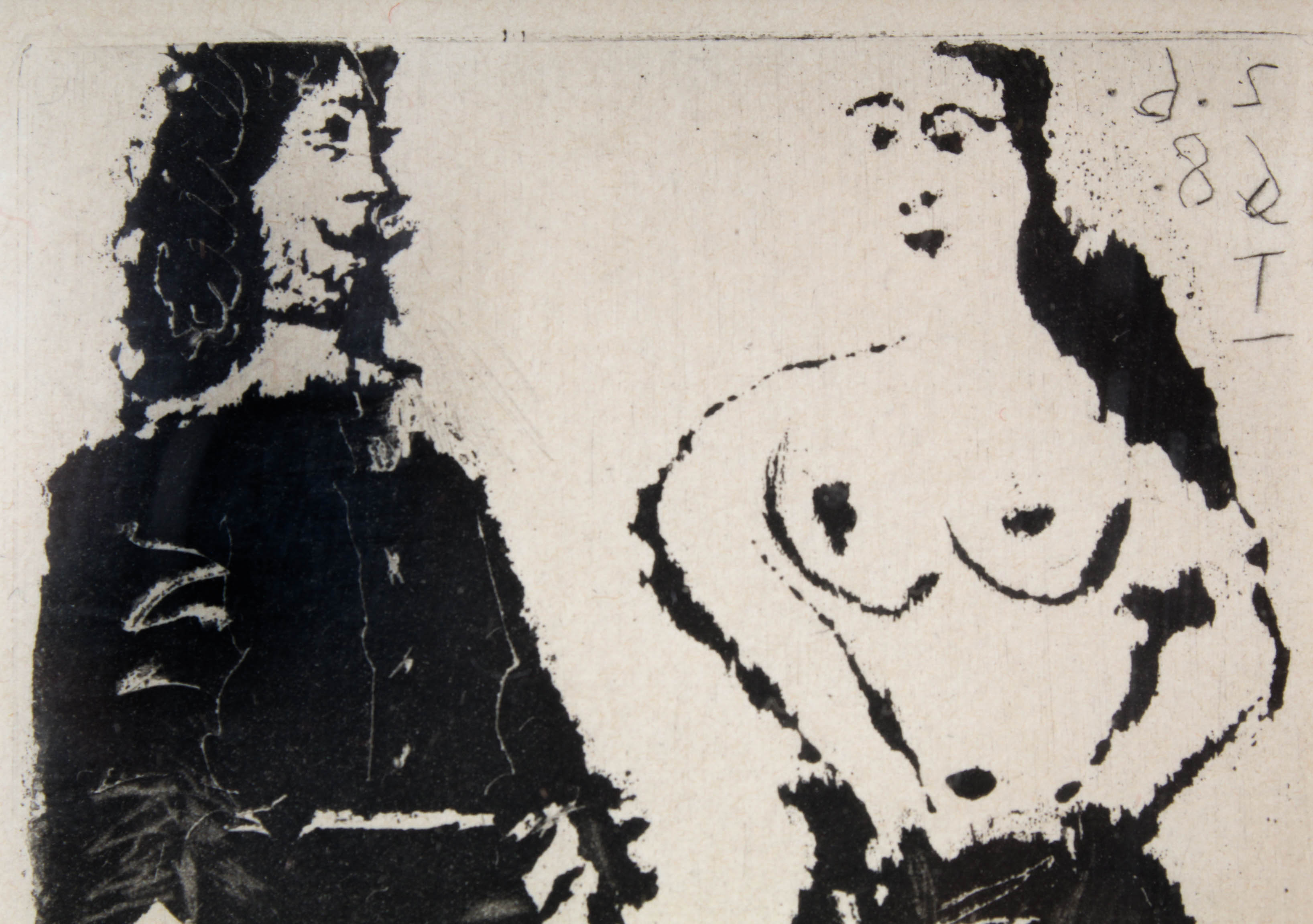 Pablo Picasso Etching for "La Célestine"