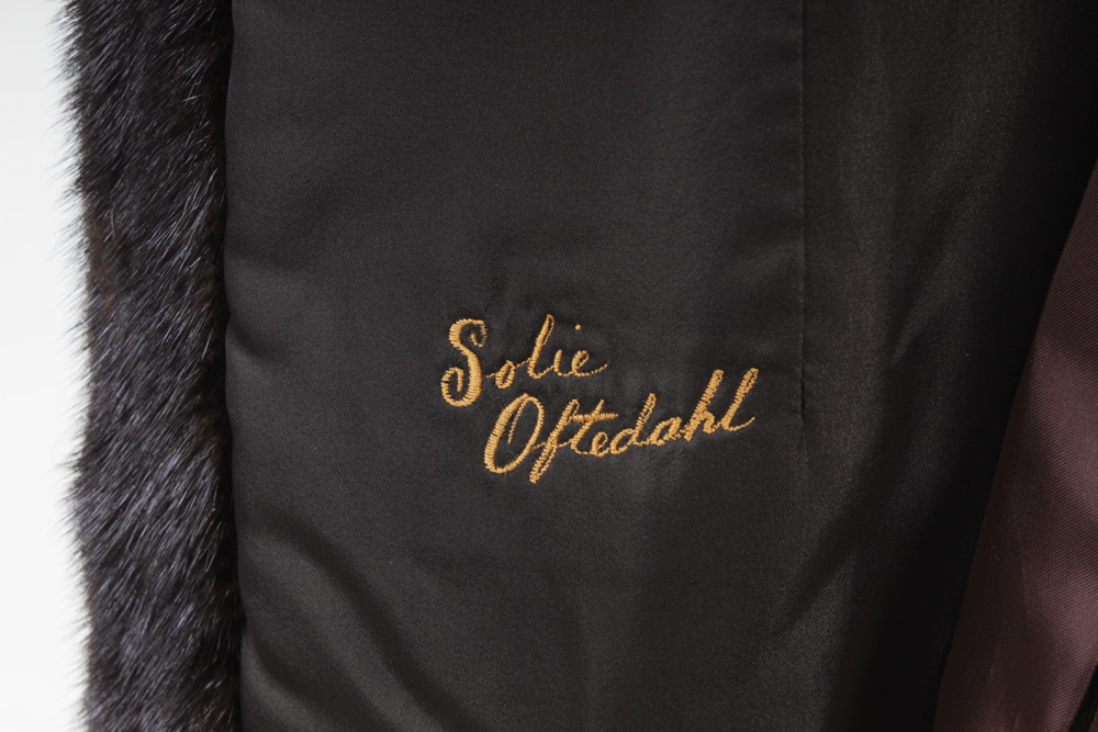 Dark Mahogany Mink Fur Stroller by Bloomingdale's Northern Lights