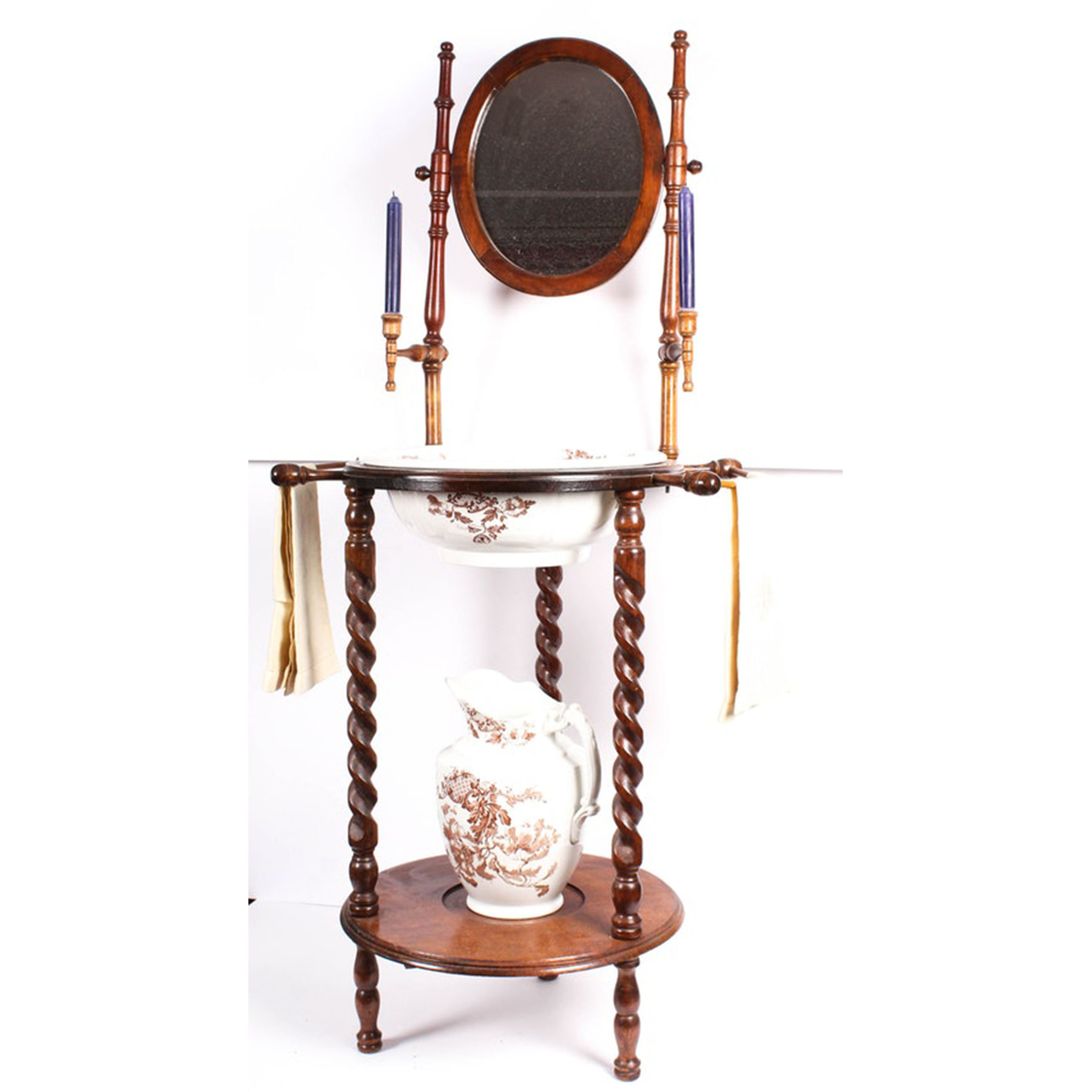 Antique Wooden Wash Basin Stand