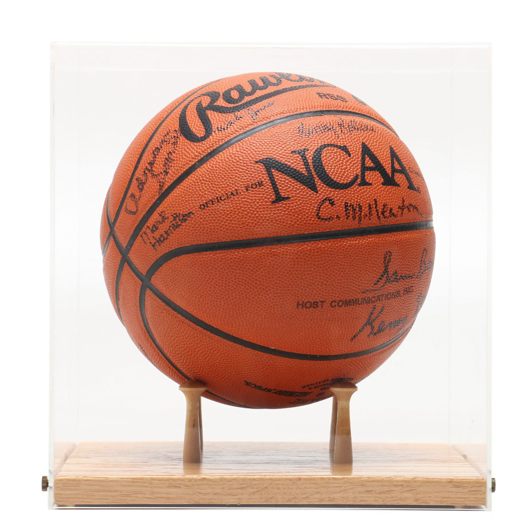 1999 "Sunrise Madness" Signed University of Kentucky Basketball with Ralph Beard