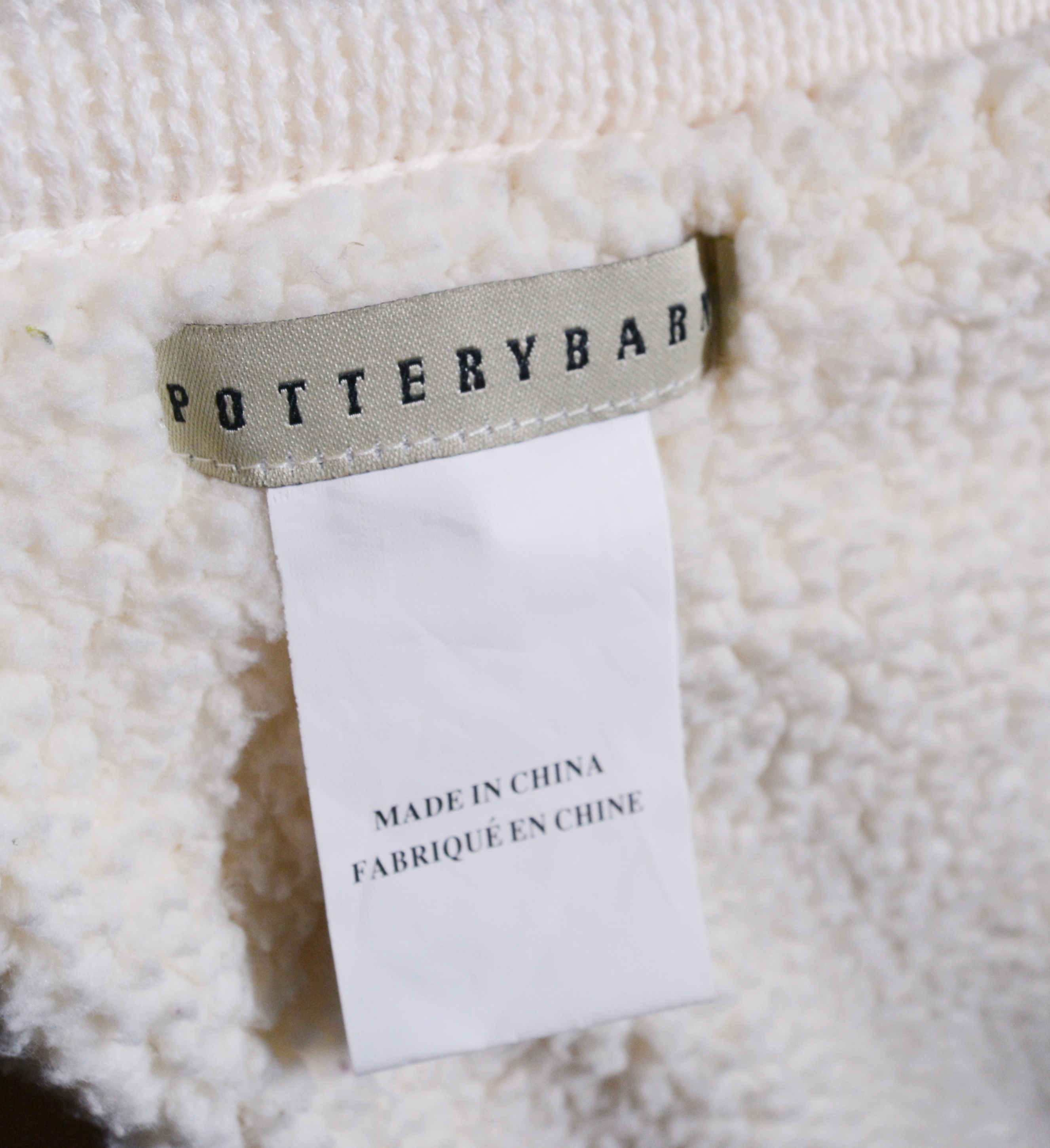 Pottery Barn Pine Beadboard Twin Bed, Pottery Barn Blanket and Ballard Coverlet