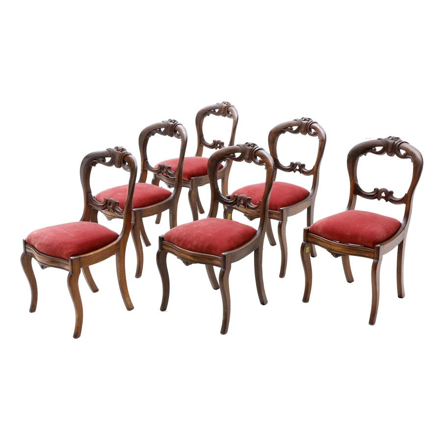 Six Victorian Side Chairs