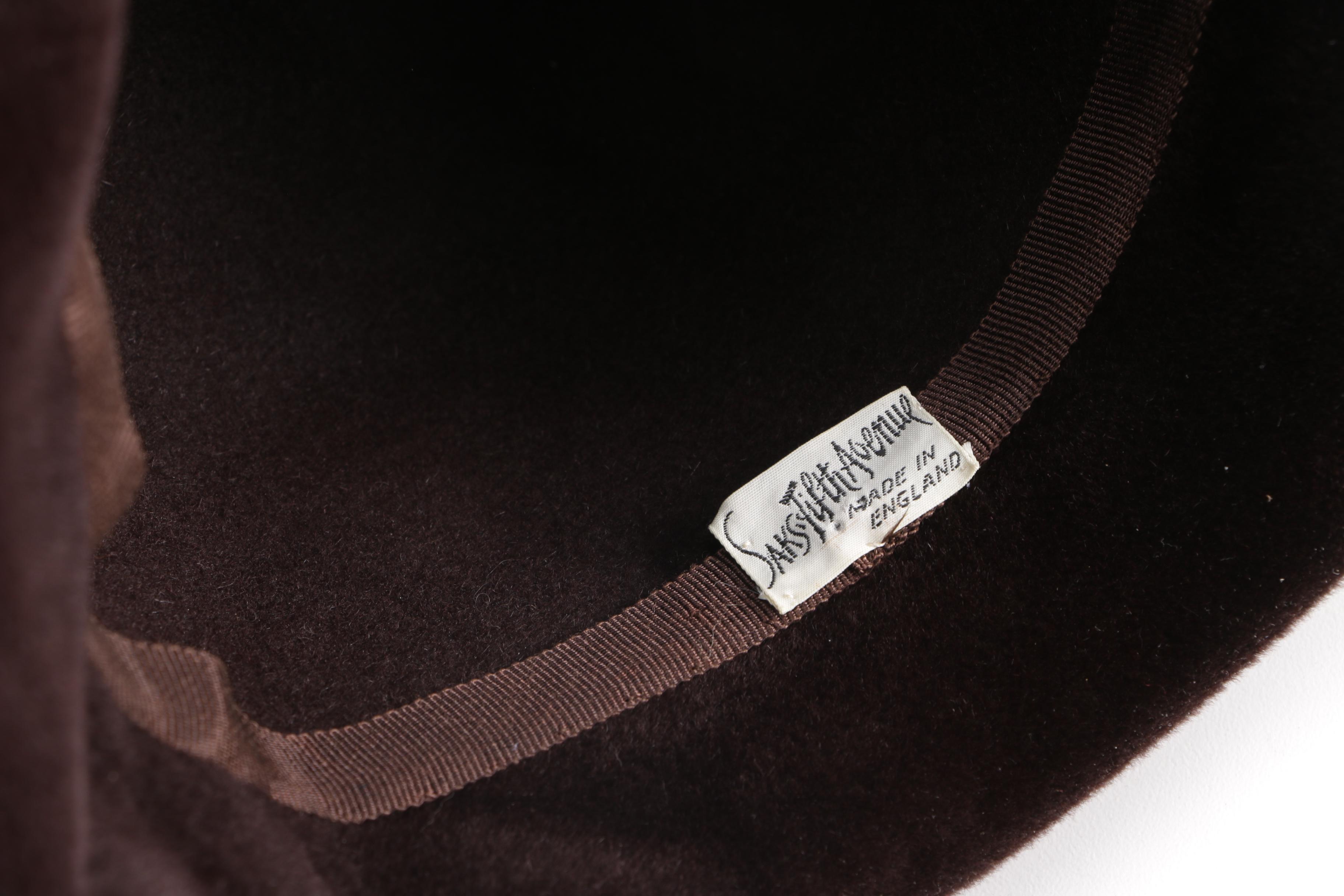 Vintage Hats Including Mr. John, Saks Fifth Avenue, Helen Kaminski, John Andrew