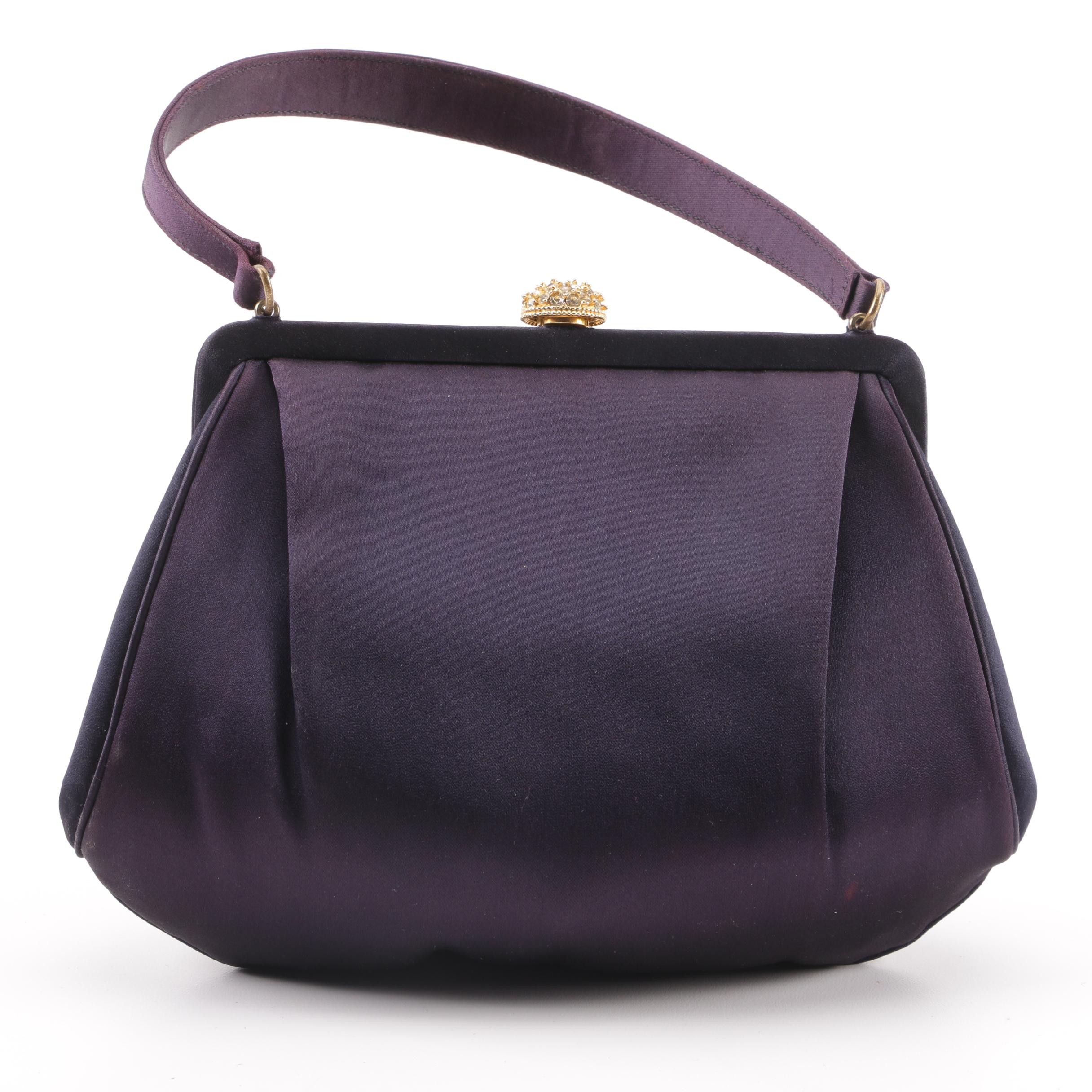 1950s Satin and Patent Evening Bag Including Koret, Morris Moskowitz