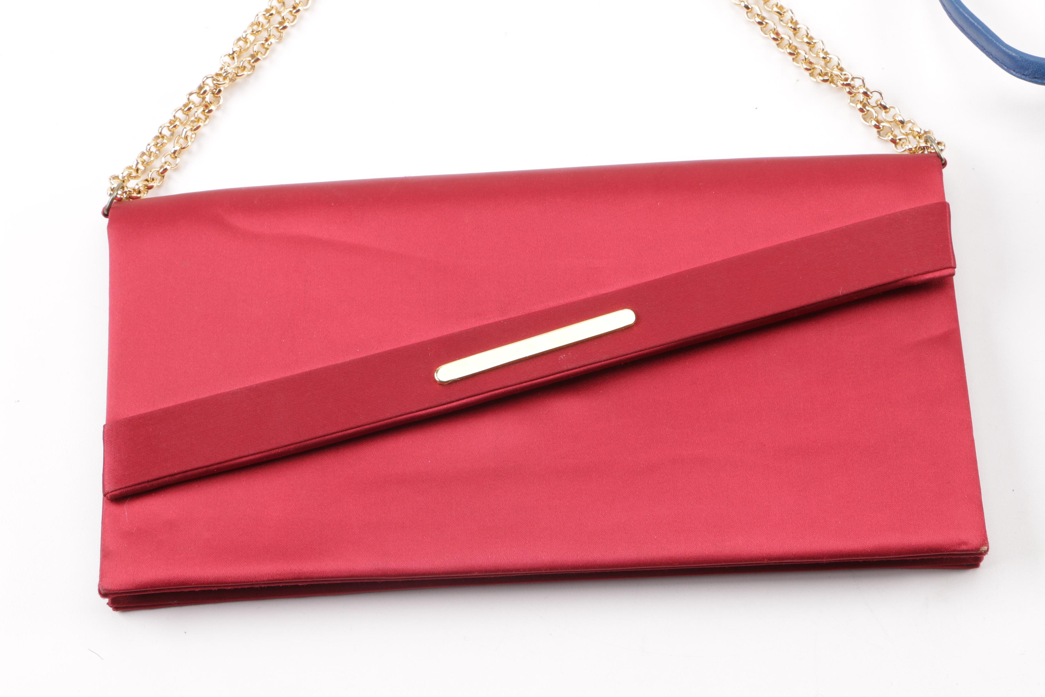 Vintage Evening Bags Including Italy, Leather, Silk, Handbeaded